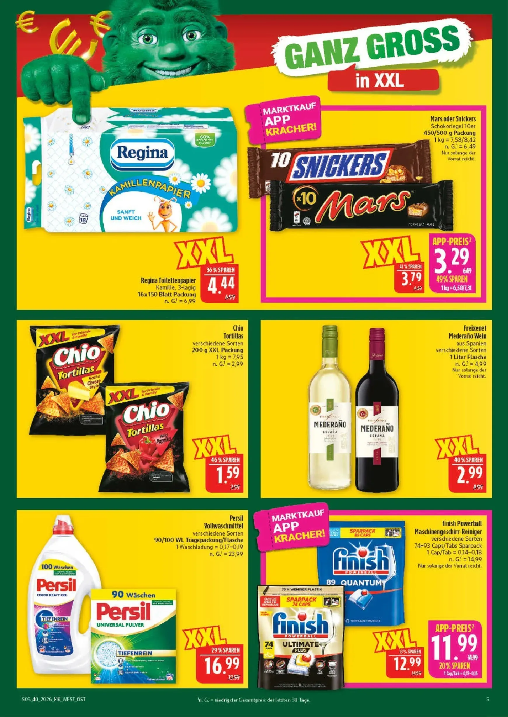 Marktkauf Prospekt nächste Woche – von Montag 28.09.2026 bis Freitag 02.10.2026 von 28. September bis 2. Oktober 2026 - Prospekt seite 5