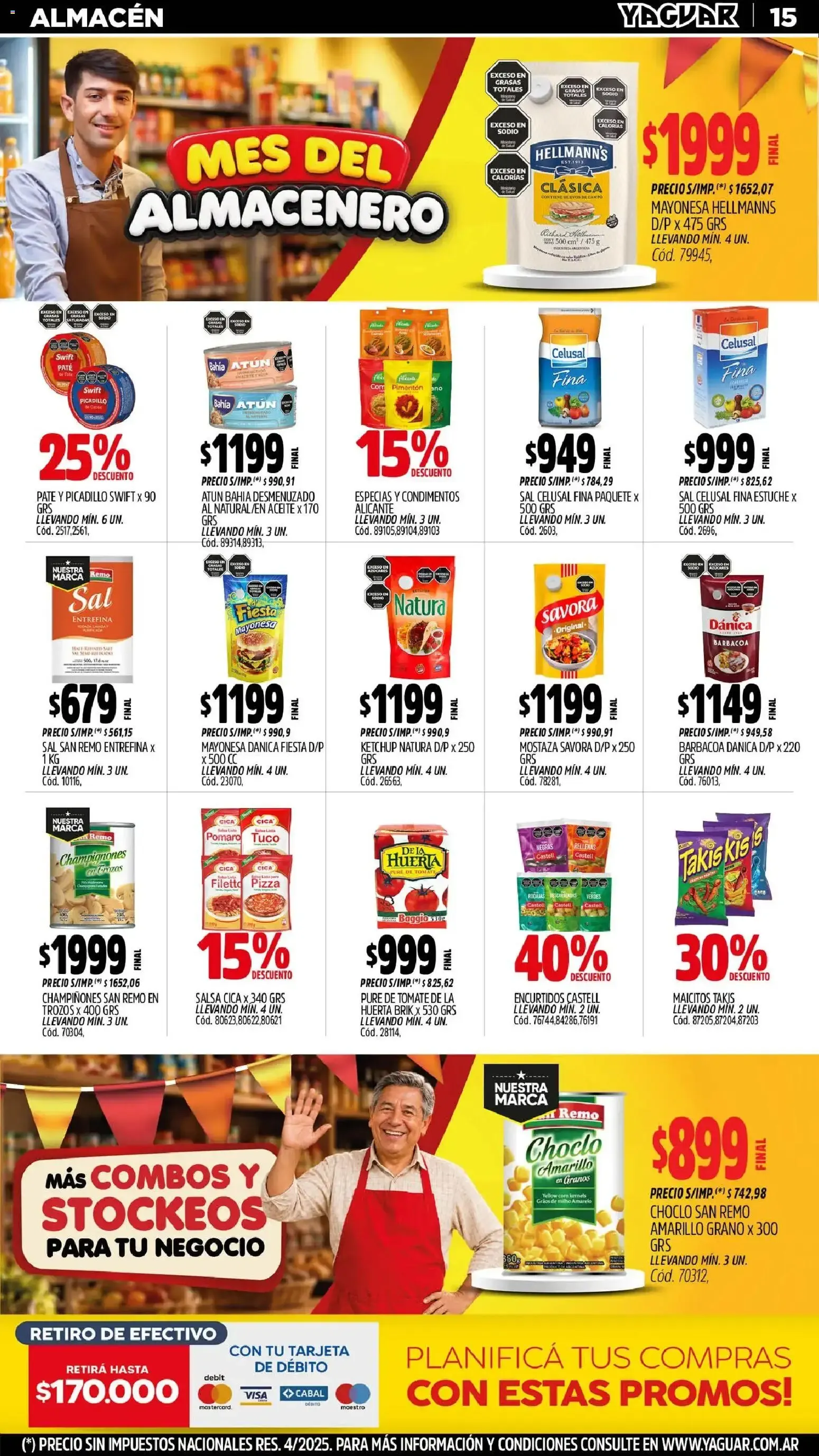 Ofertas de Mayorista Yaguar - Mes del Almacenero - Ofertas para Trelew 31 de agosto al 6 de septiembre 2026 - Página 15 del catálogo