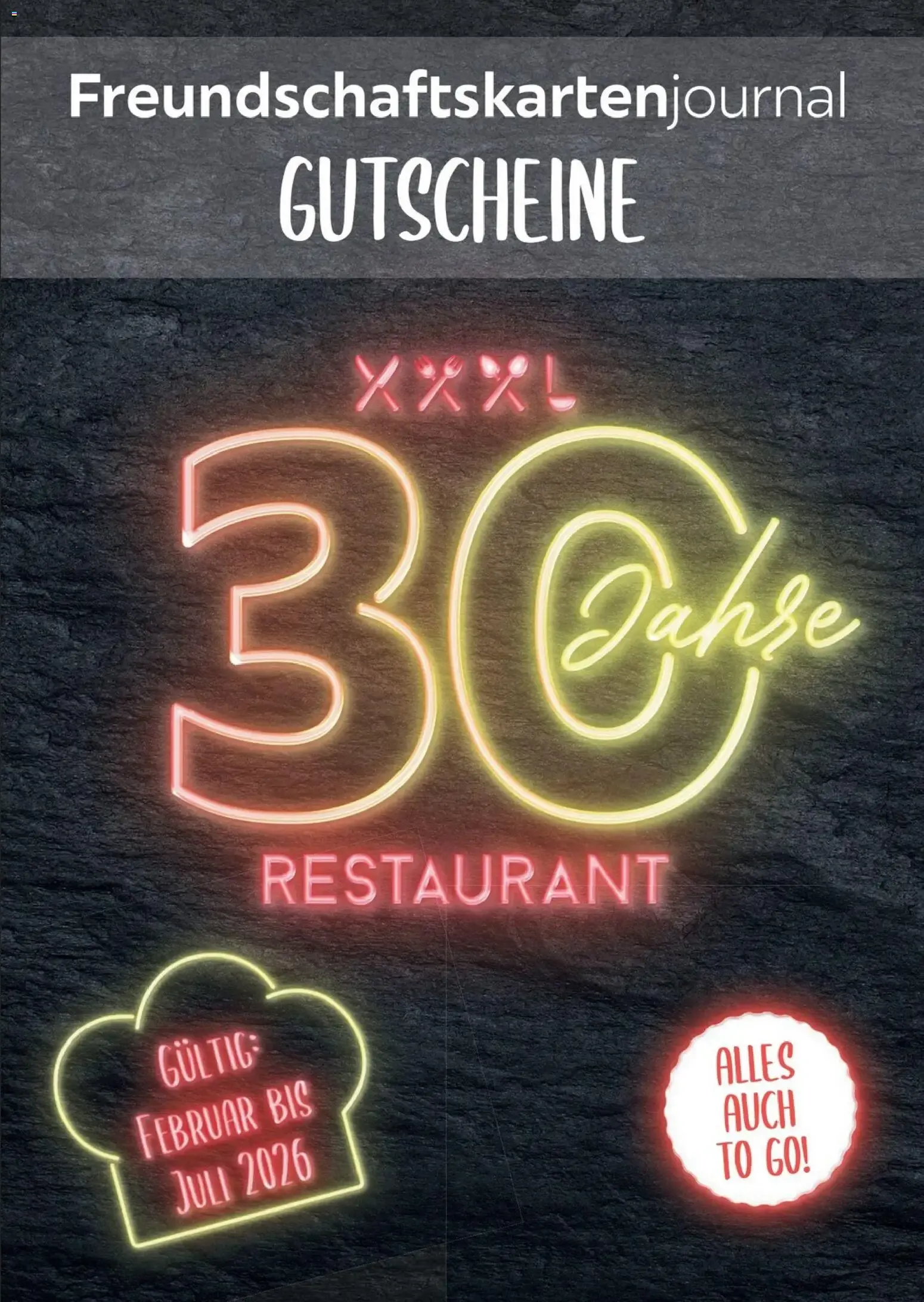 XXXL Lutz Restaurantgutscheine (ab 01.02.2026) zum Blättern von 1. Februar bis 31. Juli 2026 - Prospekt seite 1
