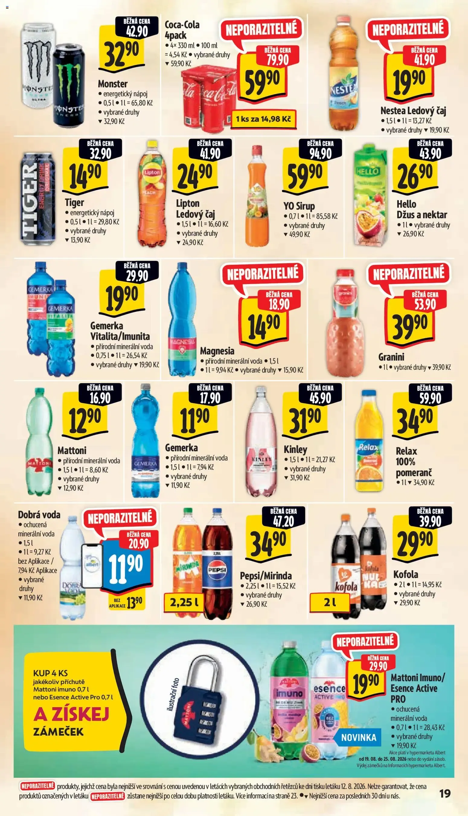 Albert leták - Hypermarket od 19.08.2026 - Akční leták - 19. srpna 25. srpna 2026 - Page 29