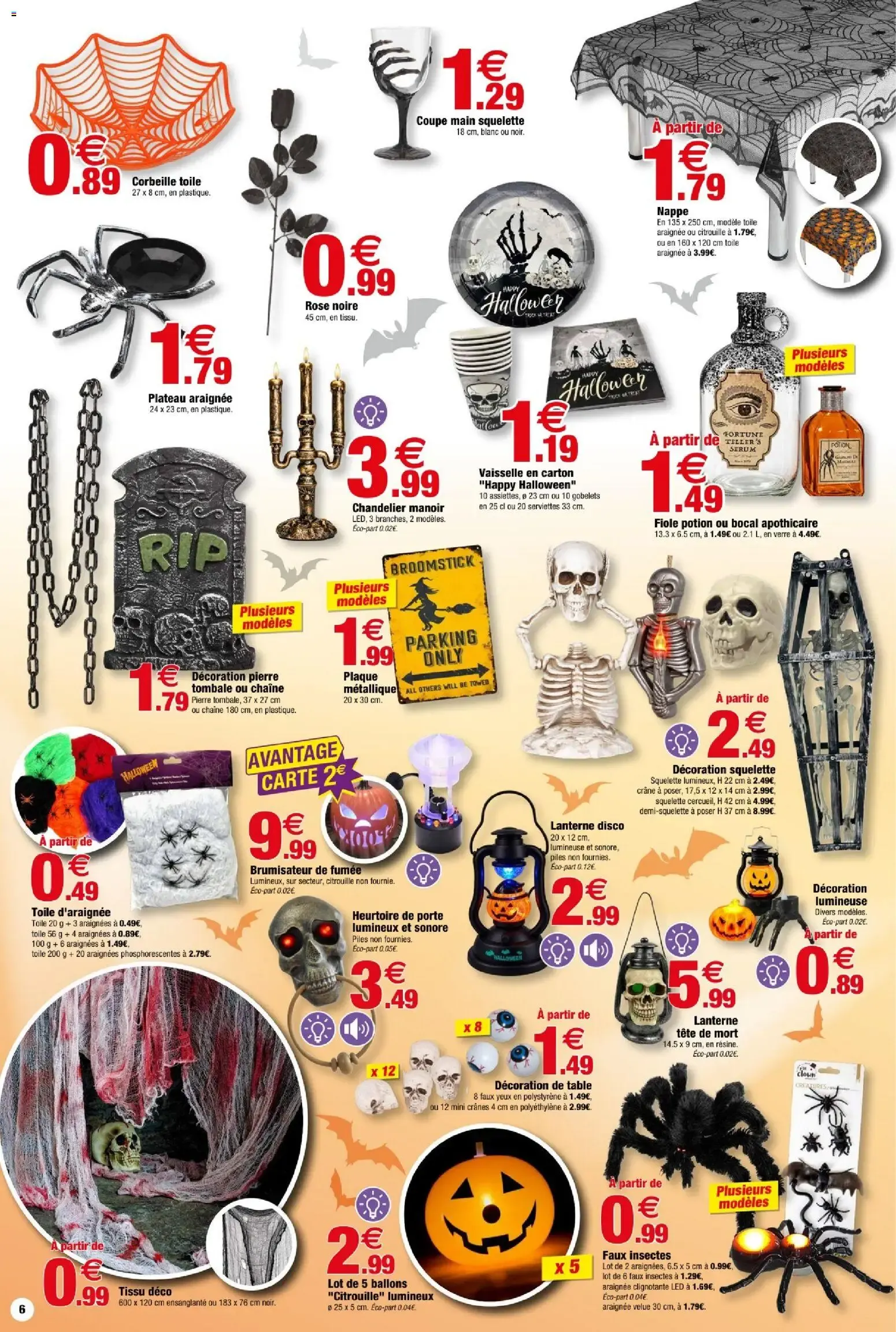 Bazar Land Halloween & Fleurs de Toussaint du 21 octobre au 1 novembre 2026 - Catalogue page 6