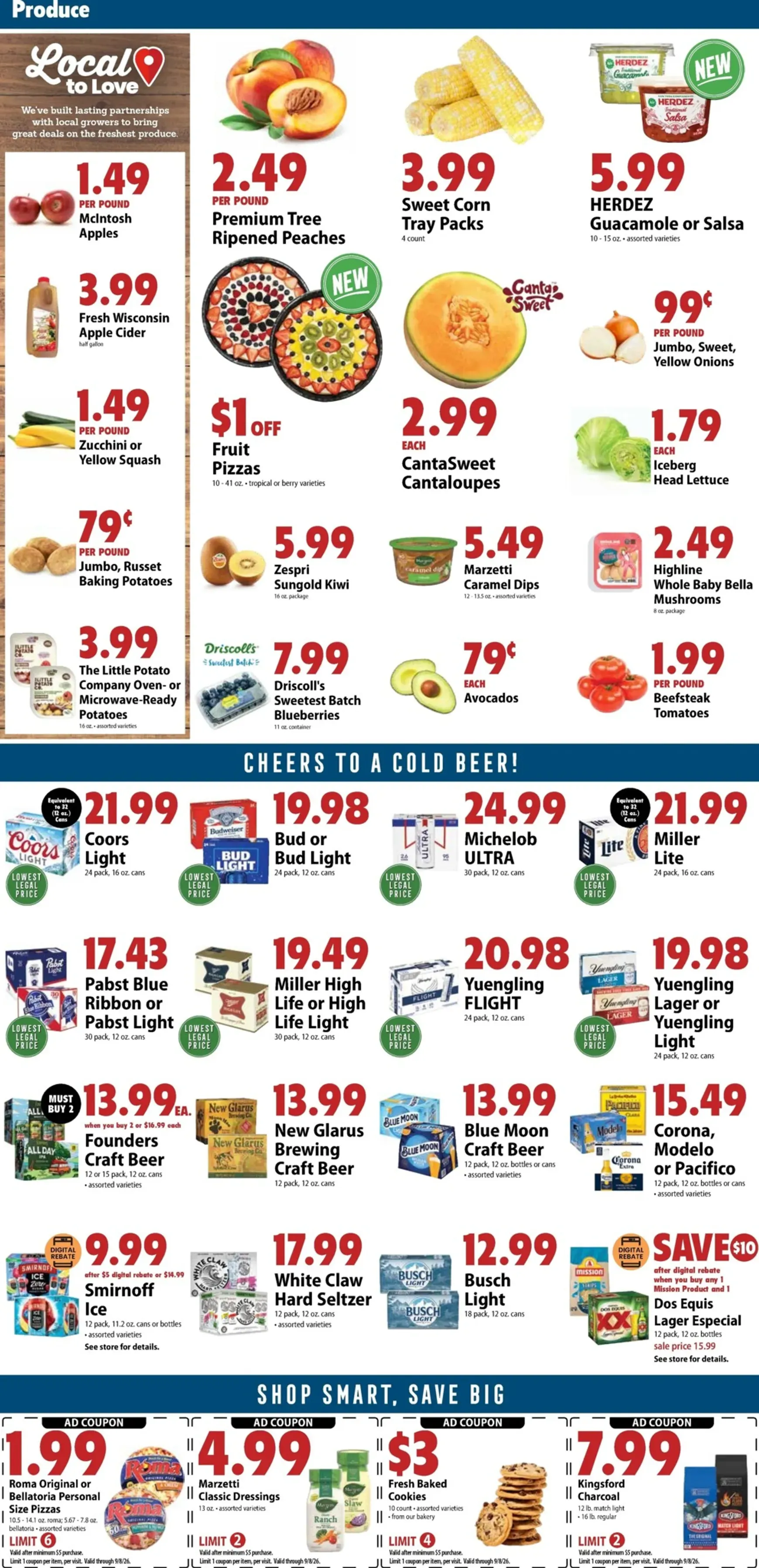 Weekly promotion Current Fest Foods leaflet valid from Wednesday 09/02/2026 to Tuesday 09/08/2026 spanning from September 2 to September 8 2026 - Page 2 for Catalogue 365
