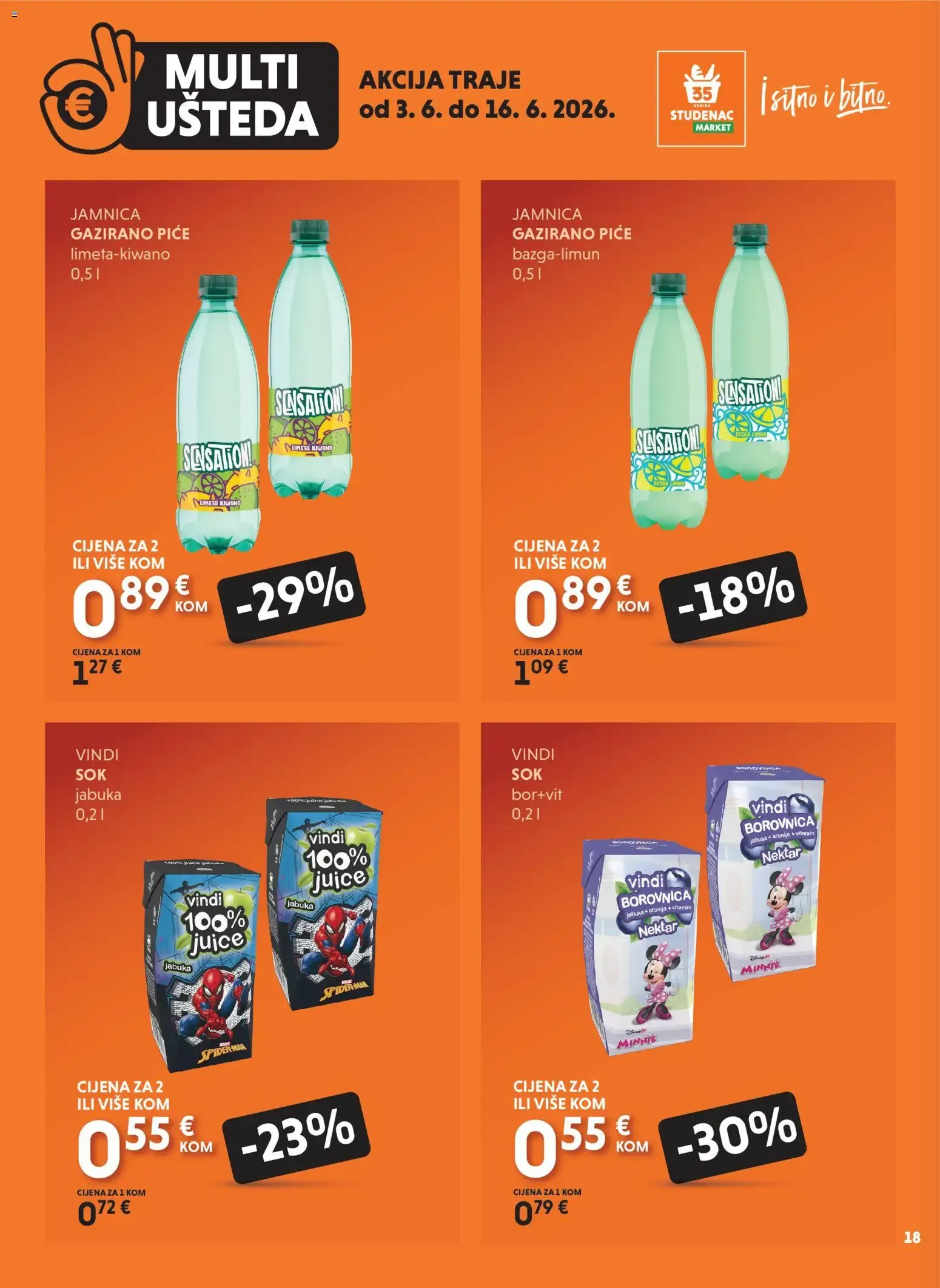 Katalog UZMI VIŠE, PLATI MANJE od 3. lipnja do 16. lipnja 2026. - Pregled Stranica 18