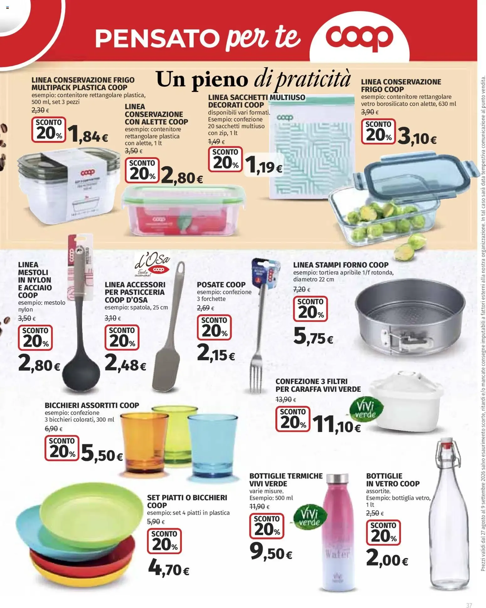 Volantino COOP Anteprima dal 27/08/2026 > NUOVO Promozioni da 27 agosto a 9 settembre di 2026 - Pagina del volantino 37