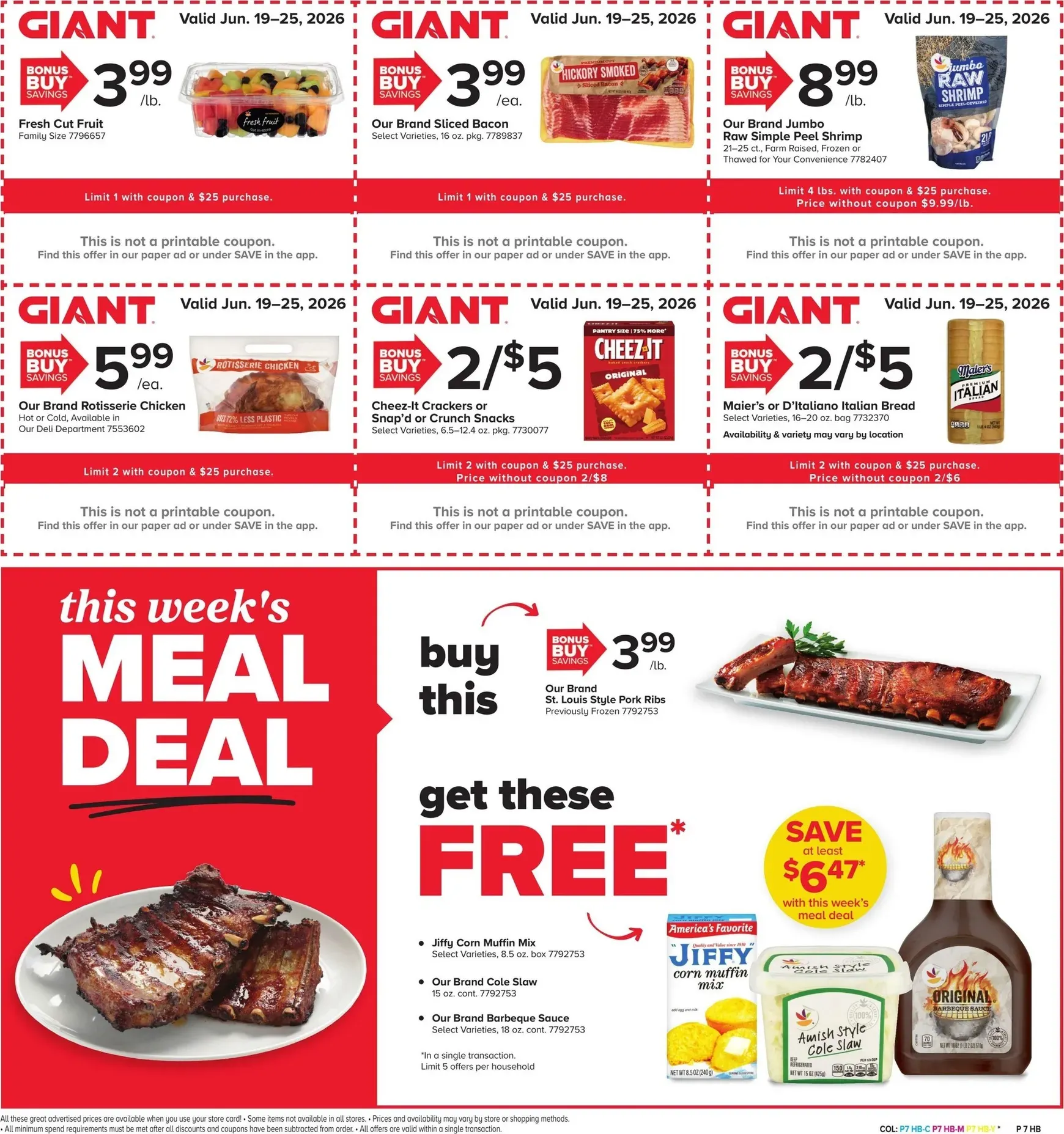 Weekly ad Current The Giant Company leaflet valid from Friday 06/19/2026 to Thursday 06/25/2026 from June 19 to June 25 2026 - Page 6