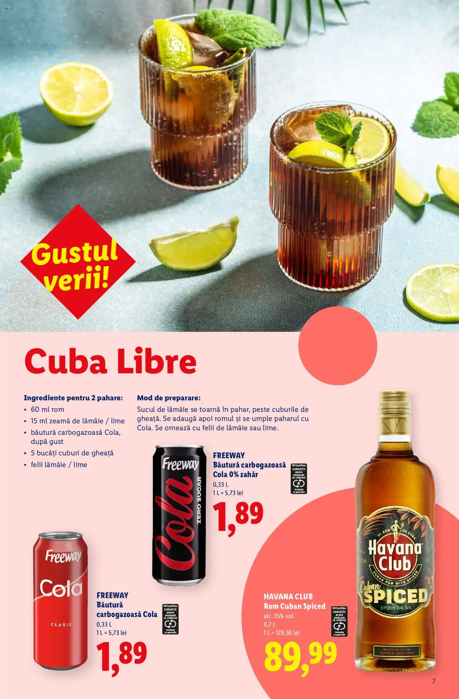 Catalog Băuturi pentru o vară distractivă. Știi că merită. de la 13 iulie până la 13 septembrie 2026 - Revista Pagina 7