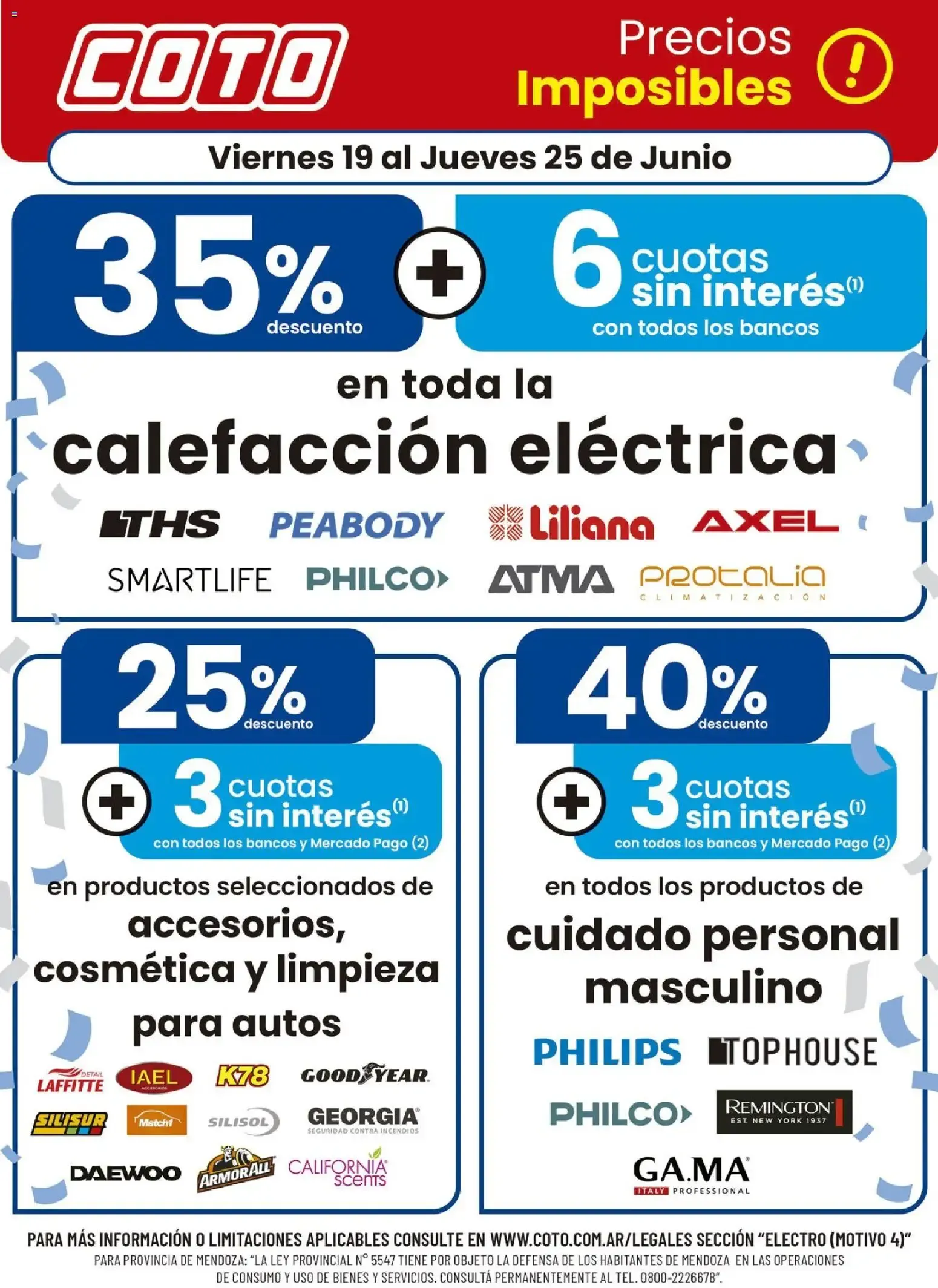 Ofertas de Coto - Precios Imposibles 19 de junio al 25 de junio 2026 - Página 1 del catálogo