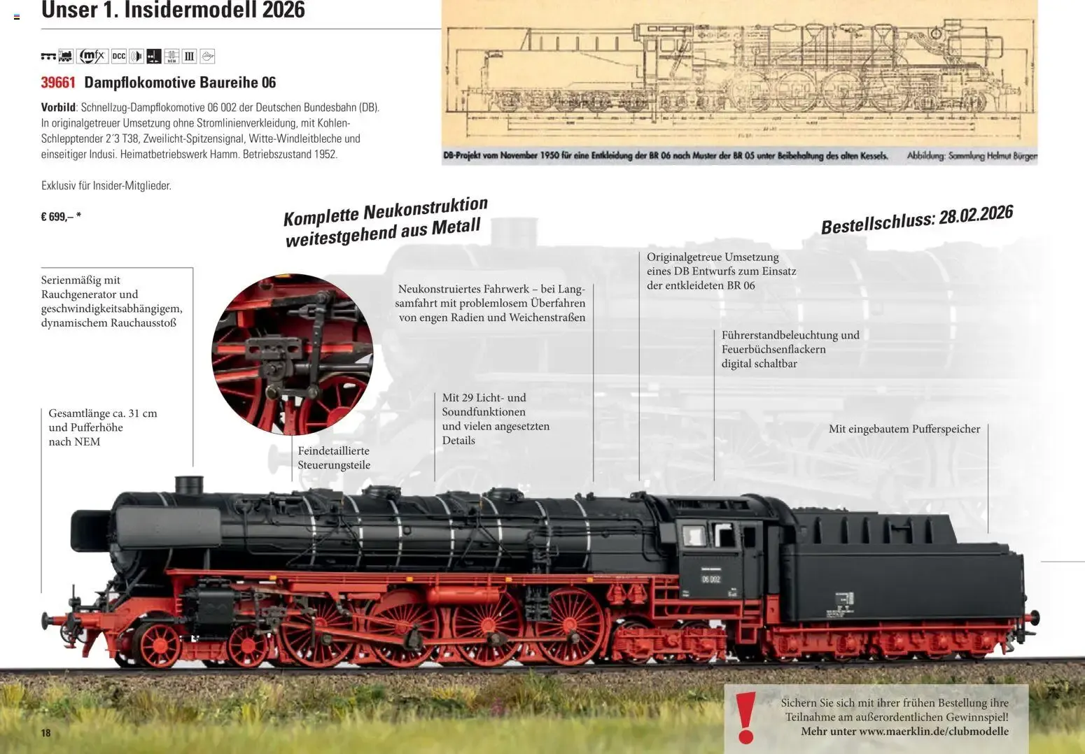 Märklin Neuheiten 2026 von 1. Januar bis 31. Dezember 2026 - Prospekt seite 20