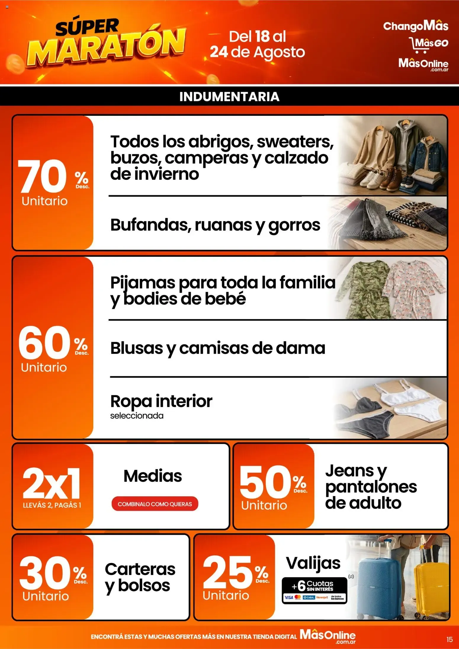 Ofertas de ChangoMás SÚPER MARATÓN 18 de agosto al 24 de agosto 2026 - Página 12 del catálogo