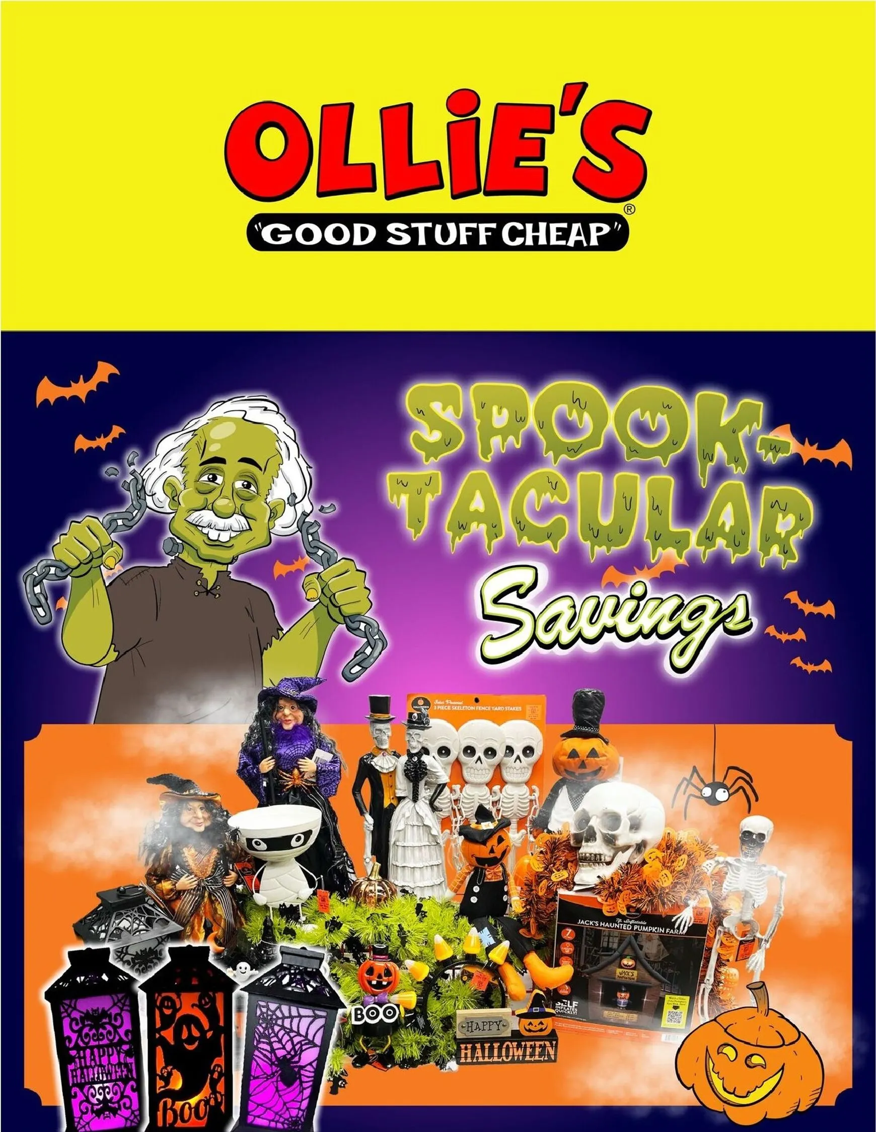 Weekly ad Ollie's Spooktacular Savings - Halloween from August 21 to August 27 2026 - Page 1