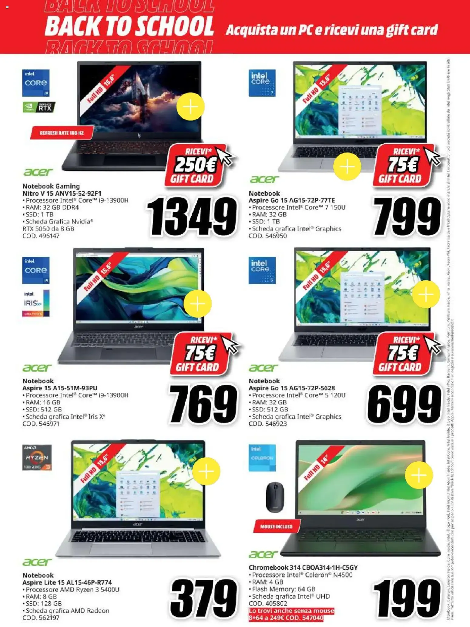 MediaWorld - Back to School da 20 agosto a 31 agosto di 2026 - Pagina del volantino 8