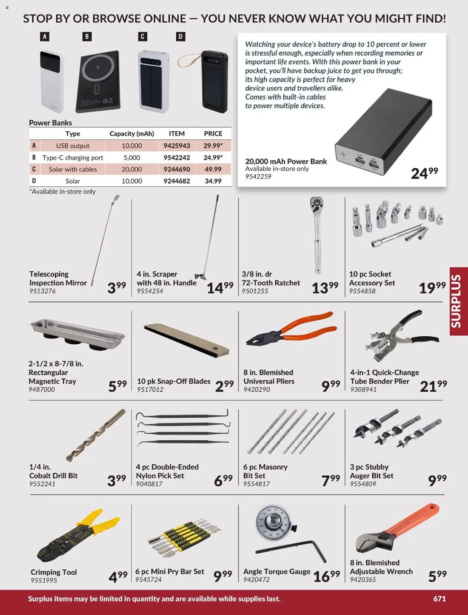 Princess Auto 2026 Catalogue - Surplus from April 21 to April 21 2027 - flyer page 7