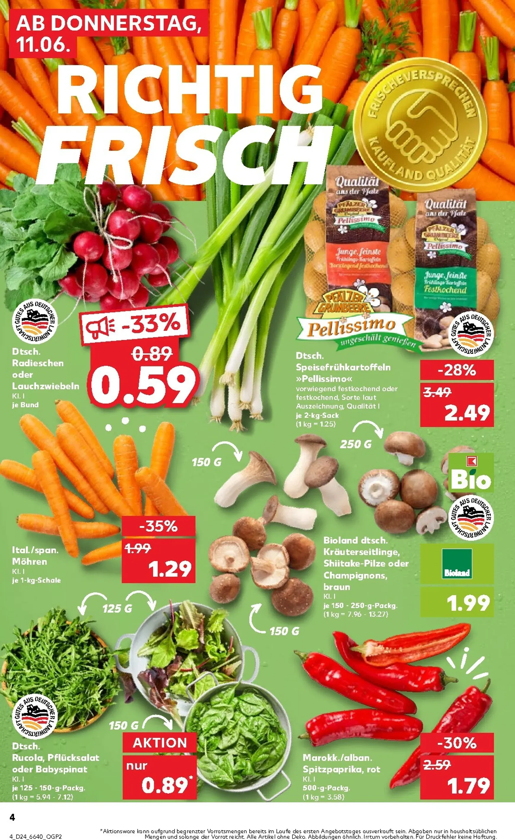 Kaufland Prospekt – von Donnerstag 11.06.2026 bis Mittwoch 17.06.2026 von 11. Juni bis 17. Juni 2026 - Prospekt seite 4