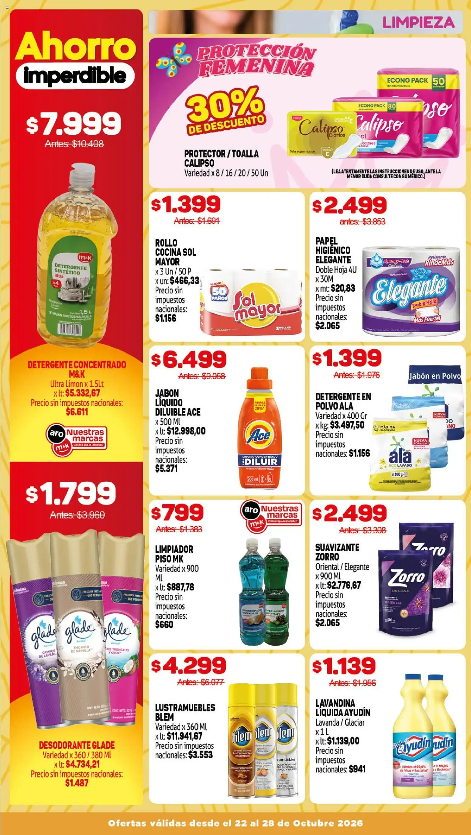 Ofertas de Makro Ahorro al Rojo Vivo 22 de octubre al 28 de octubre 2026 - Página 15 del catálogo