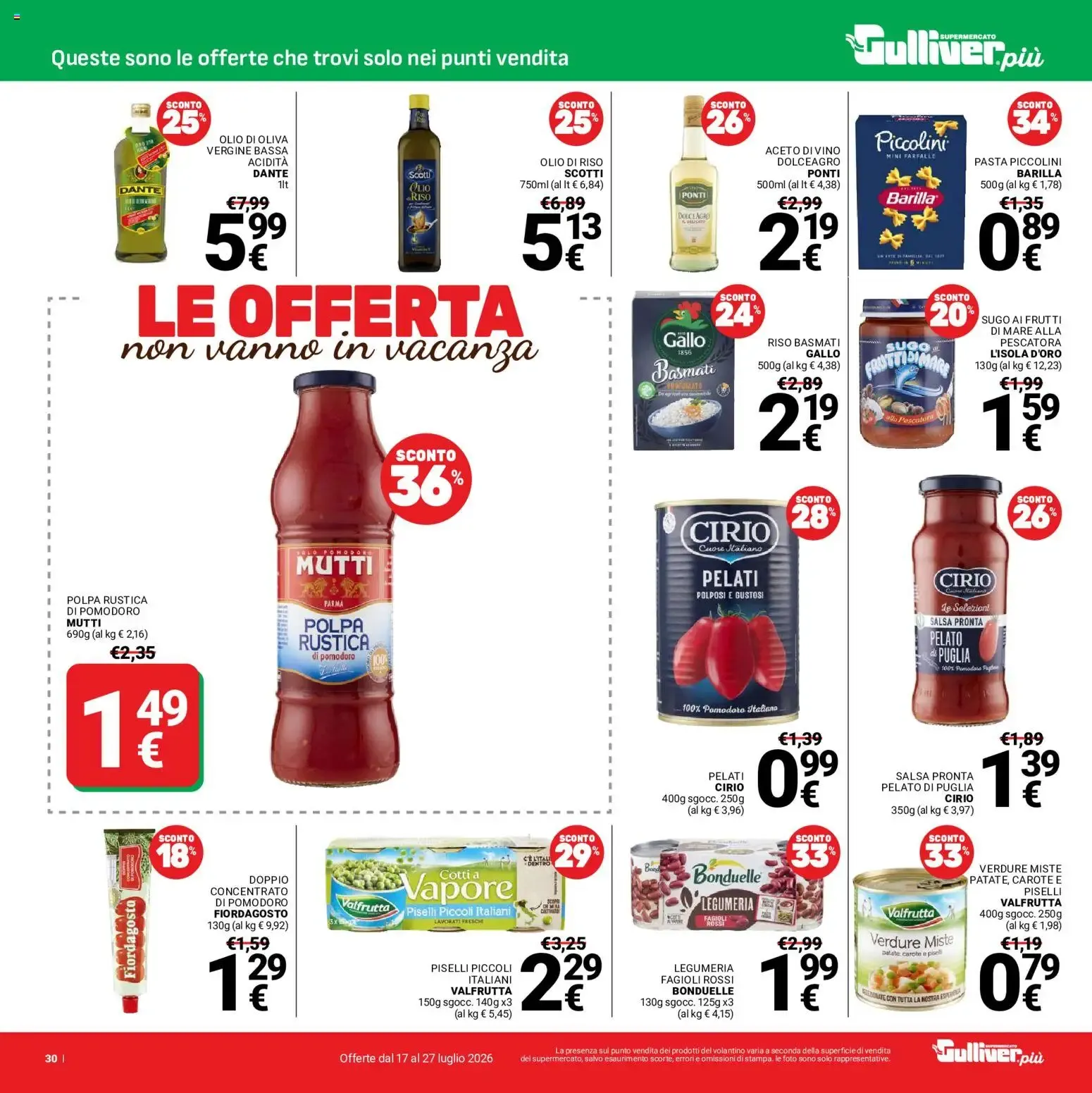 Nuovo Gulliver volantino dal 17/07/2026 > offerte anteprima 🛍️ da 17 luglio a 27 luglio di 2026 - Pagina del volantino 20