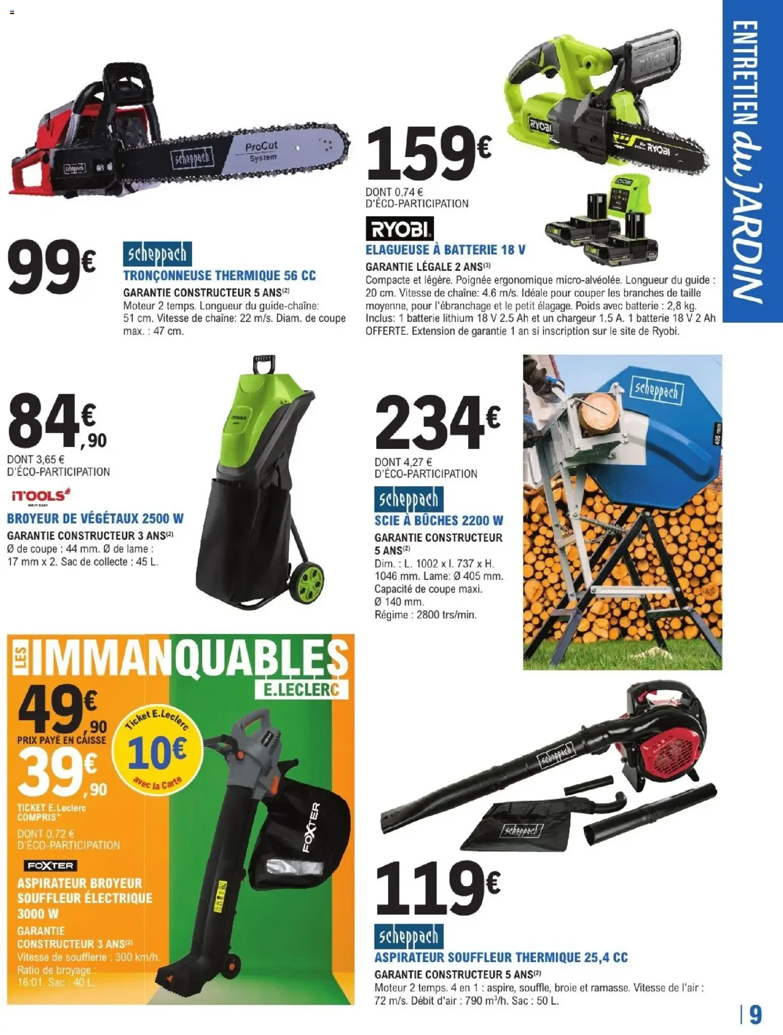 Brico E.Leclerc catalogue Jardi à partir du 13/10/2026 - promo en ligne du 13 octobre au 24 octobre 2026 - Catalogue page 9