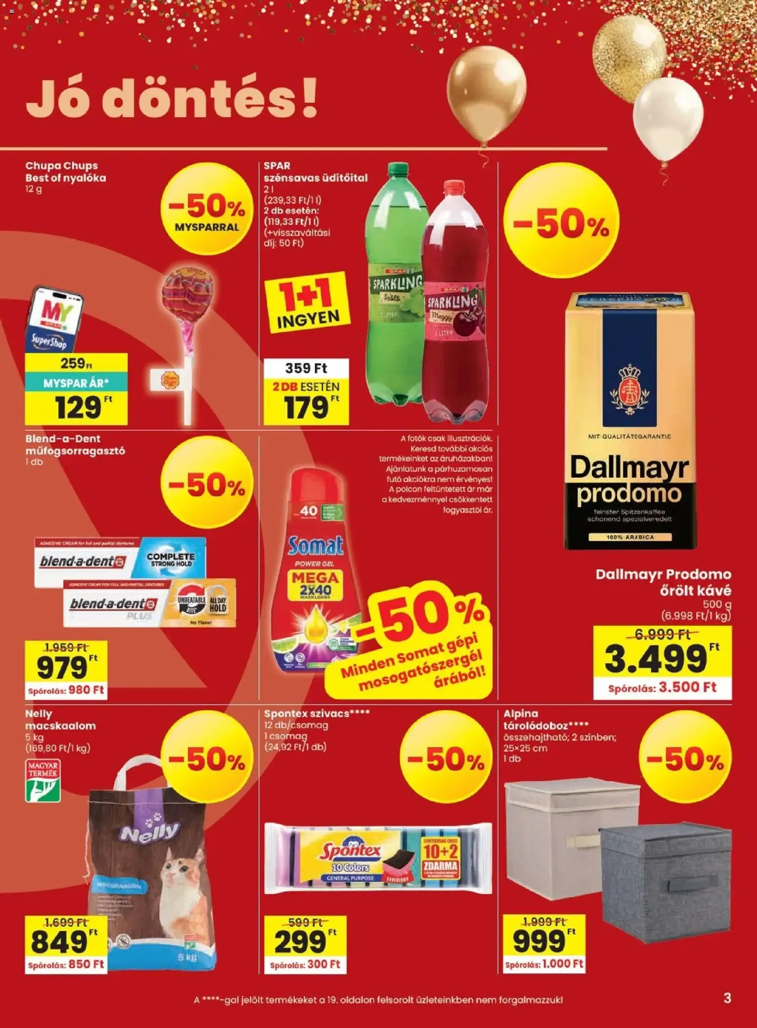 Katalógus Spar Szülinapi akciók és szuper árak! június 25.-tól július 1.-ig 2026. - Oldal 3