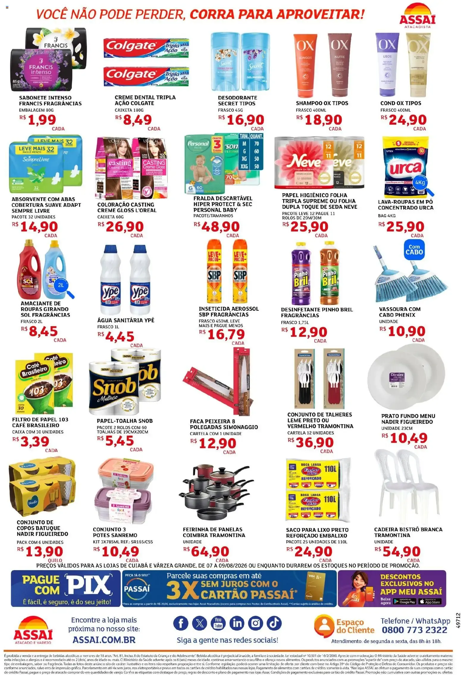 Encarte de Assaí Atacadista ofertas - MT de 07/08/2026 | Promoções Online 7 de agosto até 9 de agosto 2026 - Pagina 4