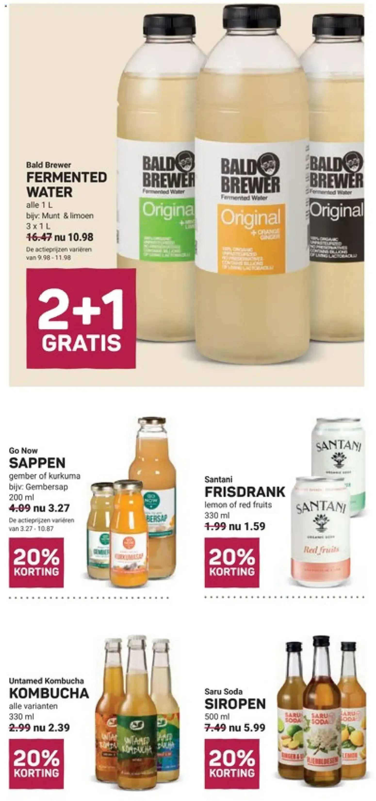 Ekoplaza: Luchtig & Krokant crackers van Le Pain des Fleurs - 2+1 GRATIS van 23 september tot 29 september 2026 - Folder pagina 14