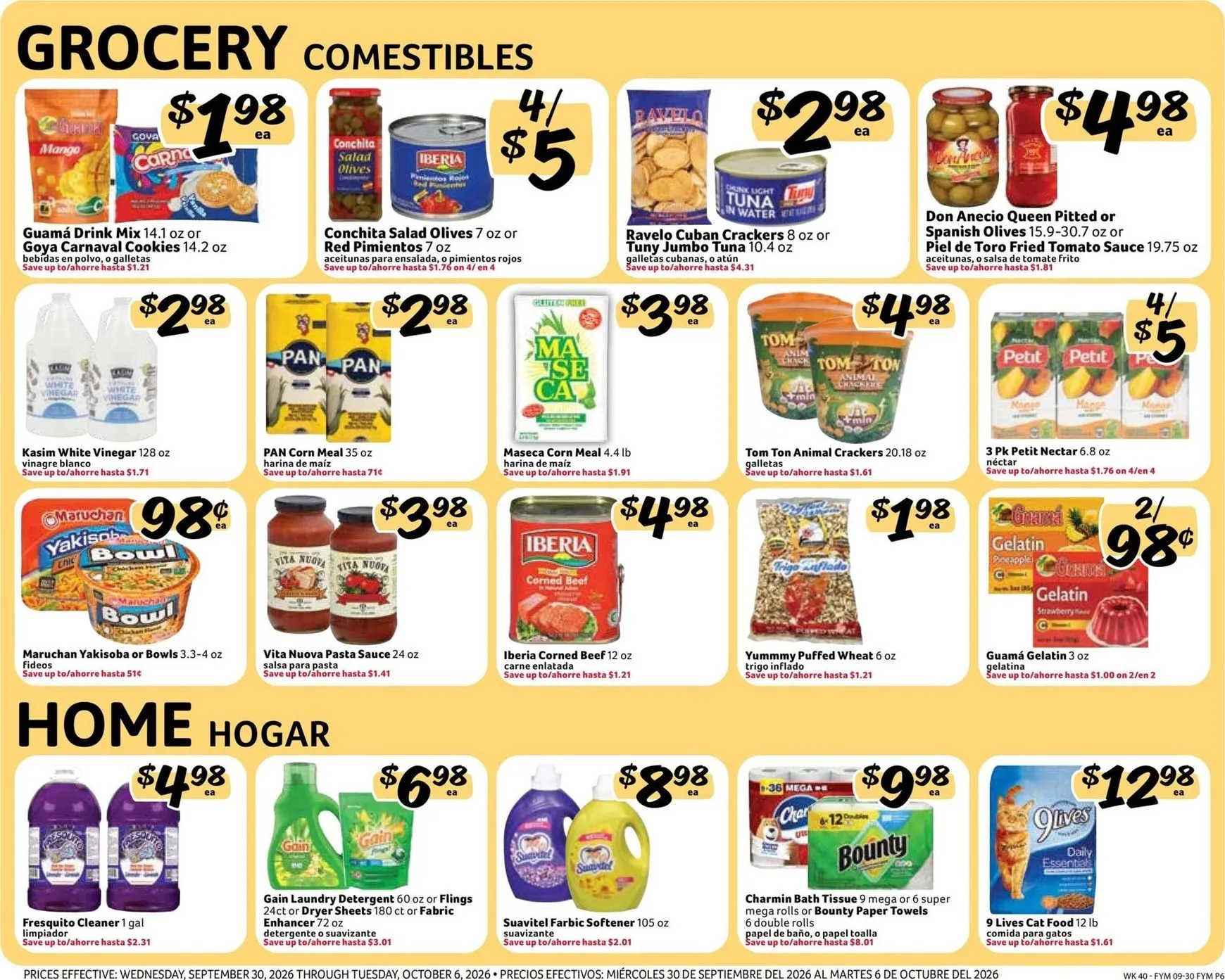 Weekly ad Fresco Supermarkets Weekly Specials from September 30 to October 6 2026 - Page 6