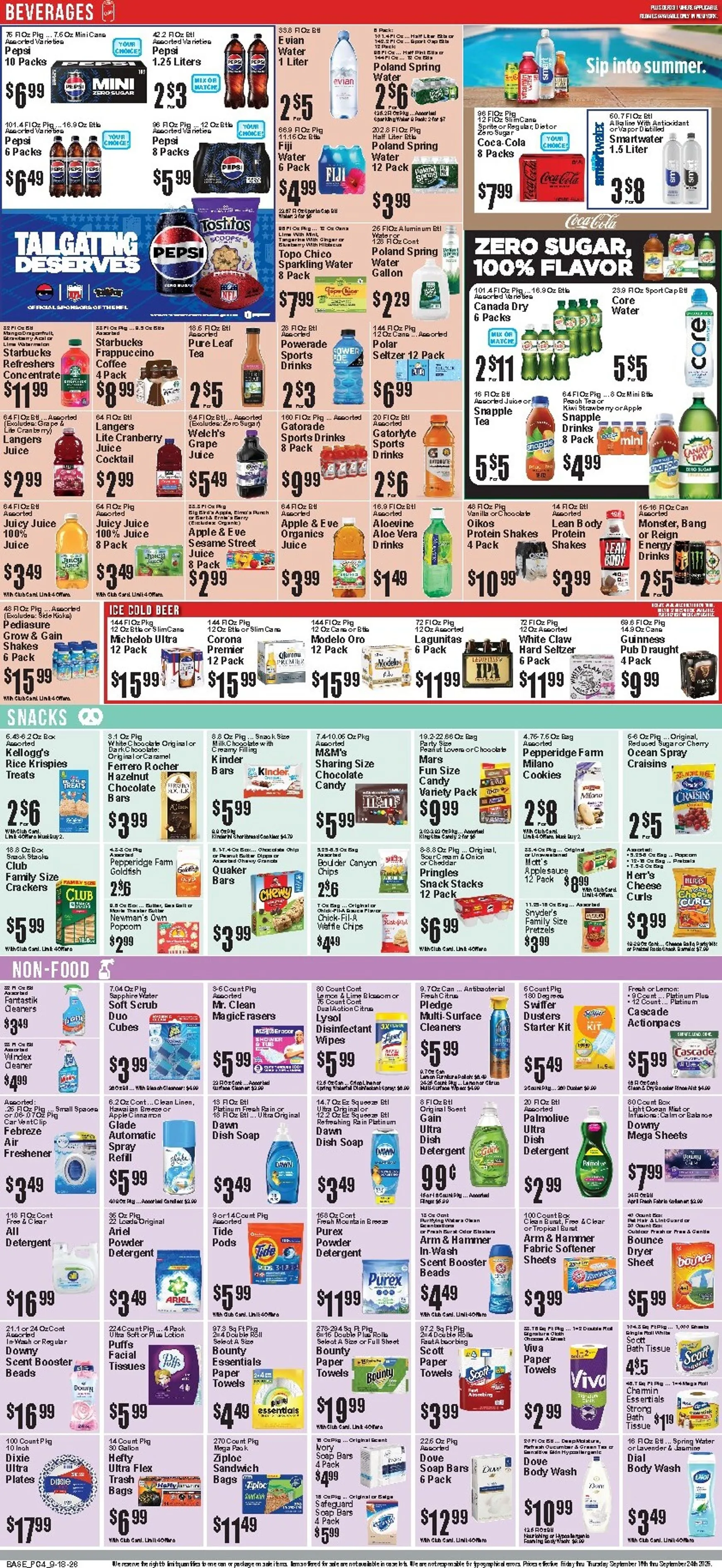 Weekly ad Current Food Universe leaflet valid from Friday 09/18/2026 to Thursday 09/24/2026 from September 18 to September 24 2026 - Page 5