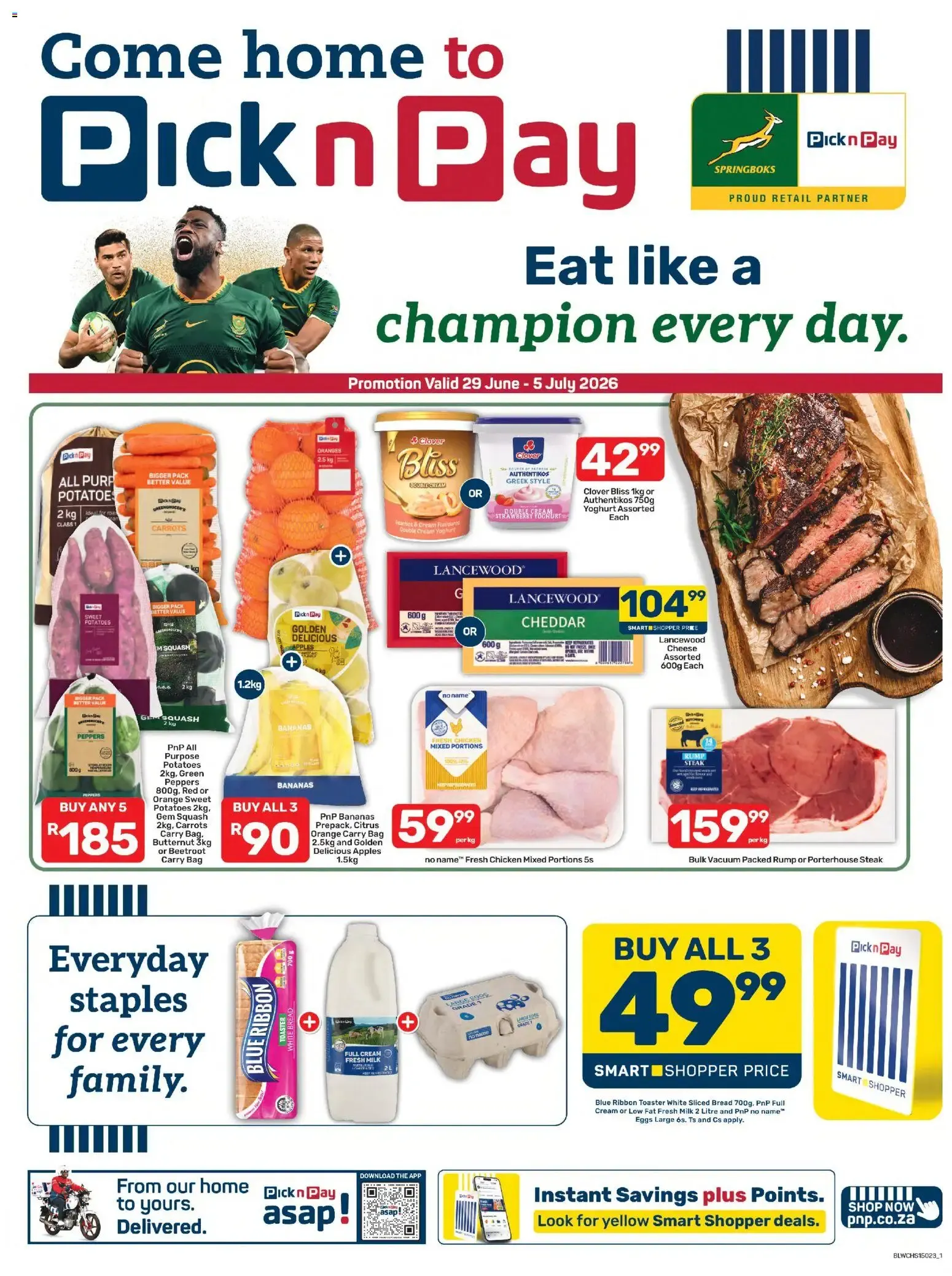 Pick n Pay Western Cape - Weekly Specials (29/06/2026 - 05/07/2026) Online from 29 June to 5 July 2026 - Catalogue Page 1