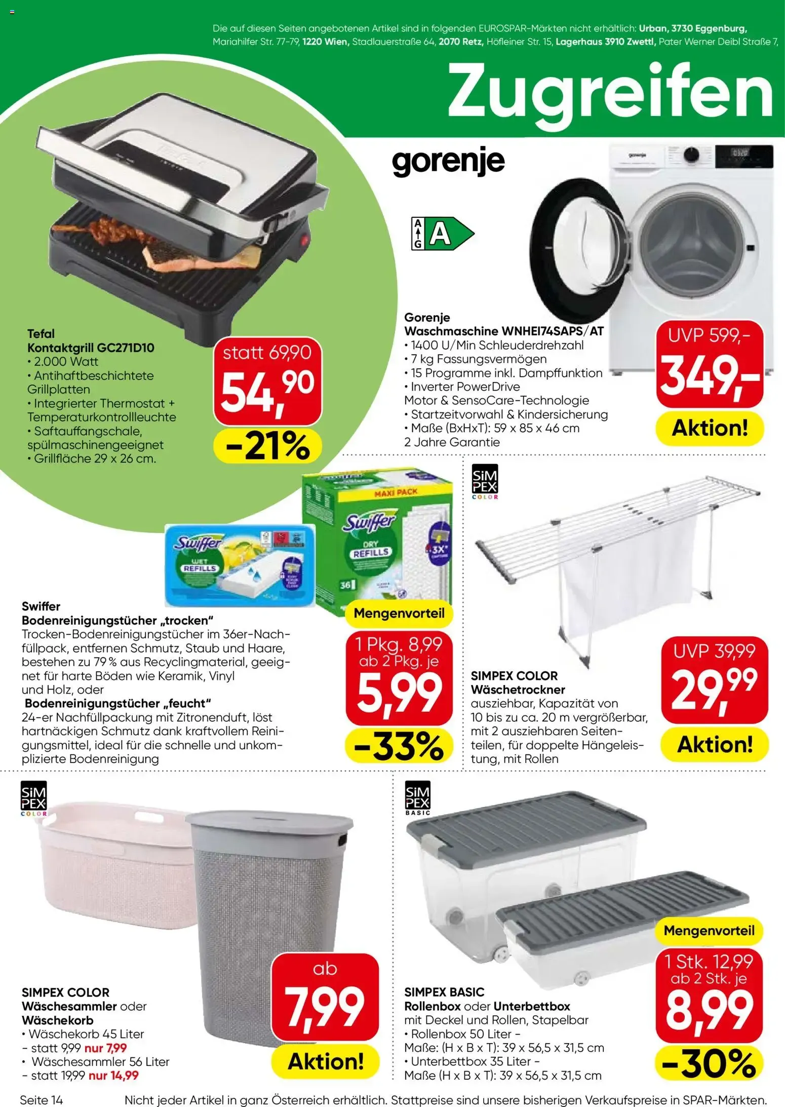 Eurospar Flugblatt von 18.06.2026 - Aktuelle Angebote von 18. Juni bis 30. Juni 2026 - Flugblätt seite 14