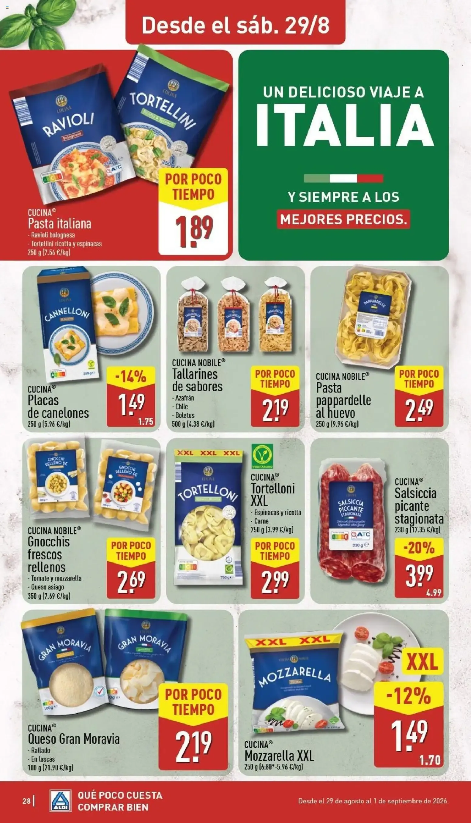 Catálogo de Aldi folleto Baleares del 24/08/2026 | Catálogo 24 de agosto al 30 de agosto 2026 - Página 28