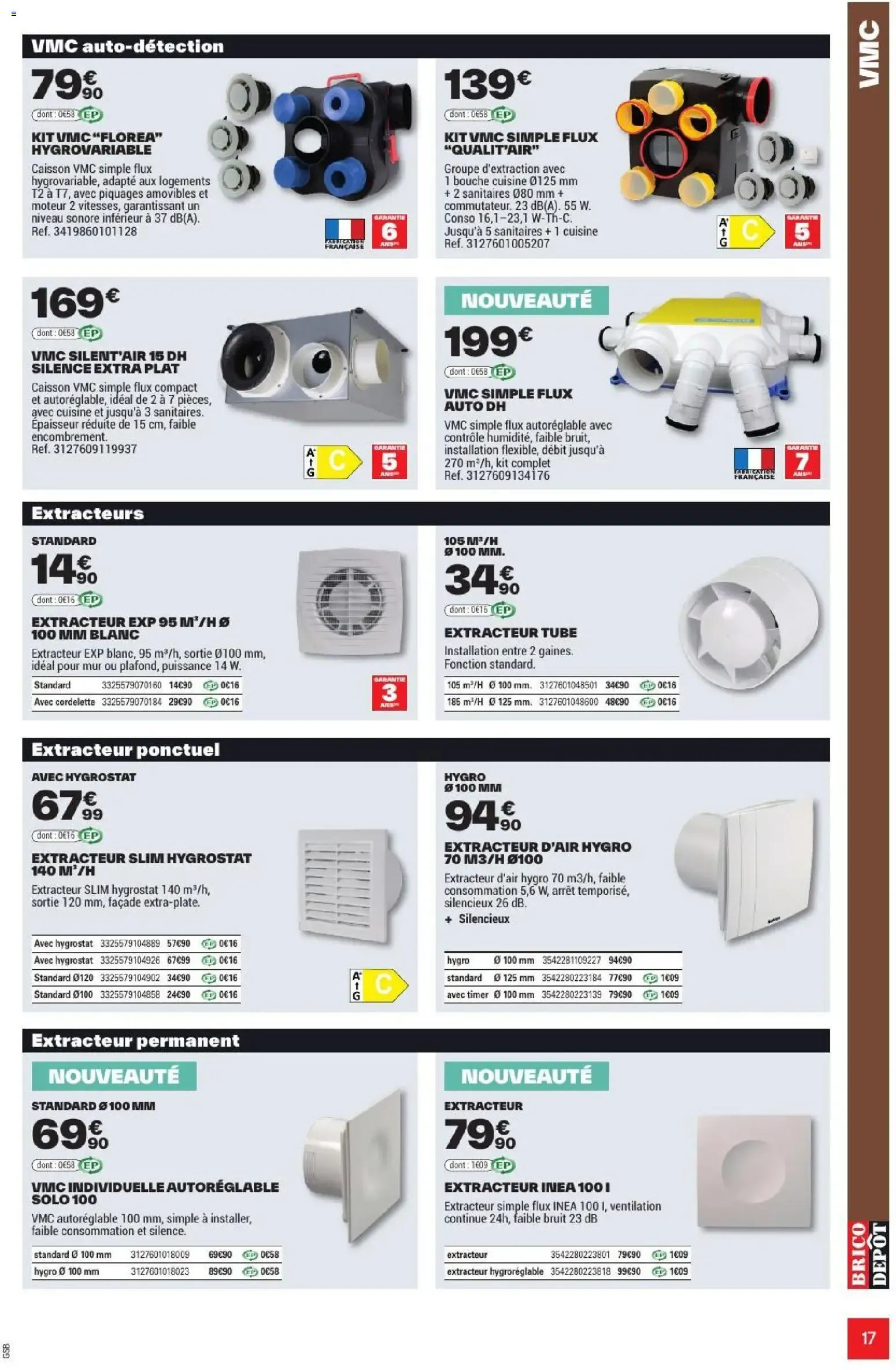 L'OFFICIEL DU BRICOLAGE - Automne du 17 septembre au 1 octobre 2026 - Catalogue page 17