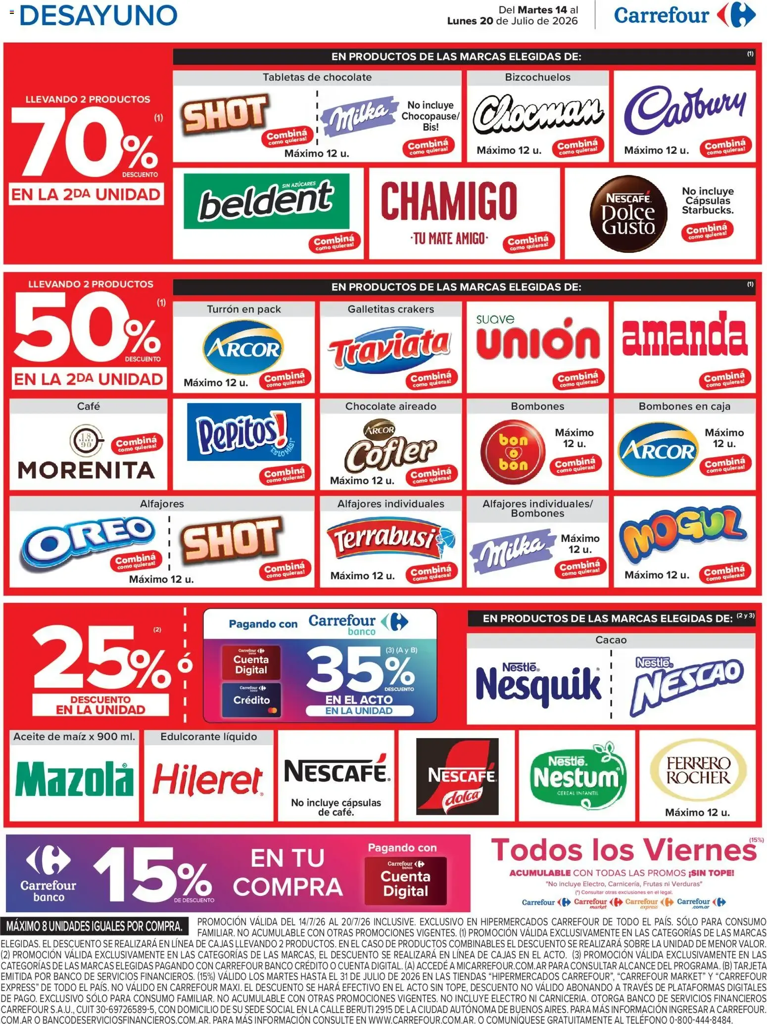 Ofertas de Carrefour ofertas || del 14/07/2026 - 21/07/2026 || Promociones 14 de julio al 20 de julio 2026 - Página 12 del catálogo