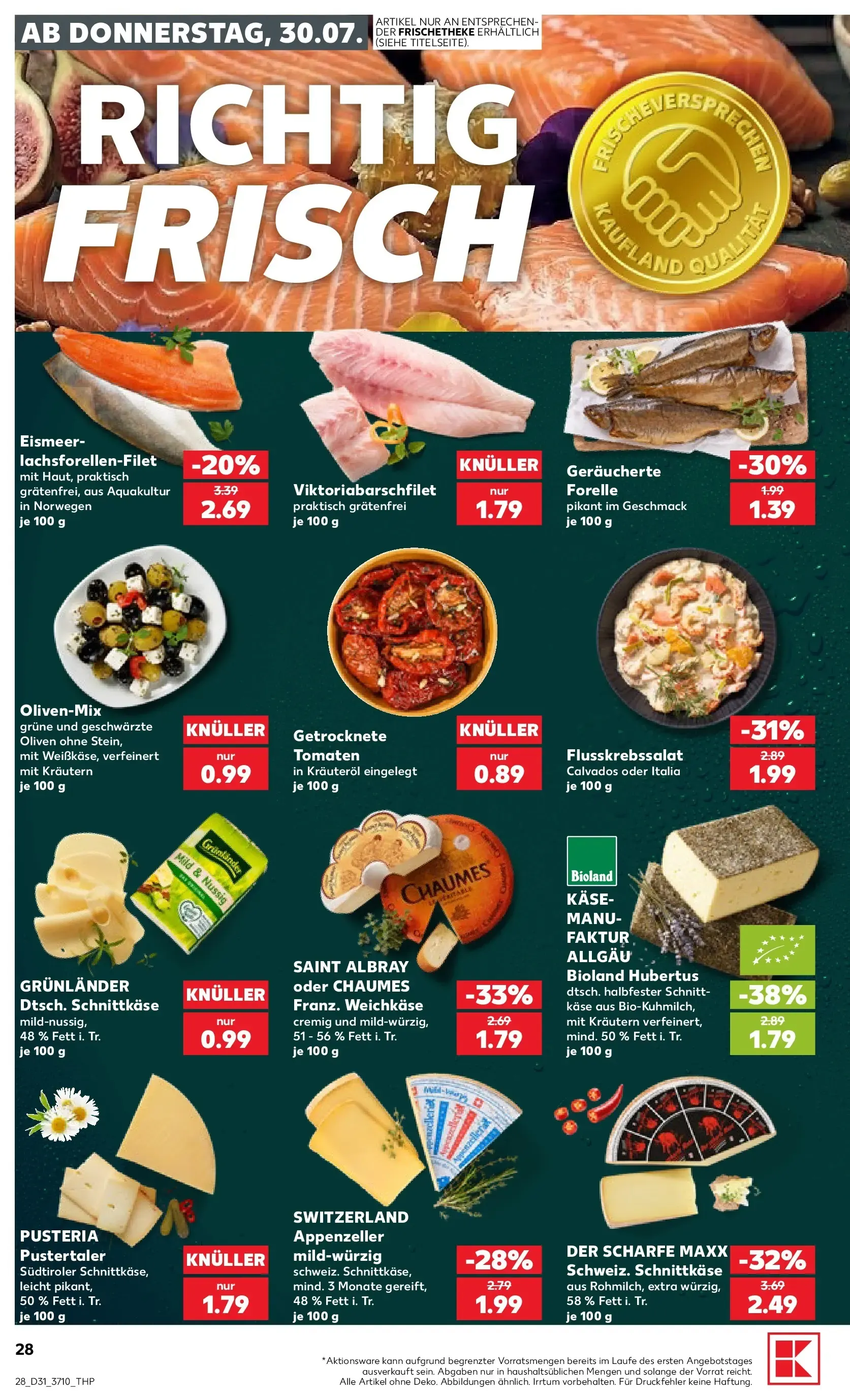 Prospekt Kaufland ab 30.07.2026 » Angebote Online zum Blättern von 30. Juli bis 5. August 2026 - Prospekt seite 28