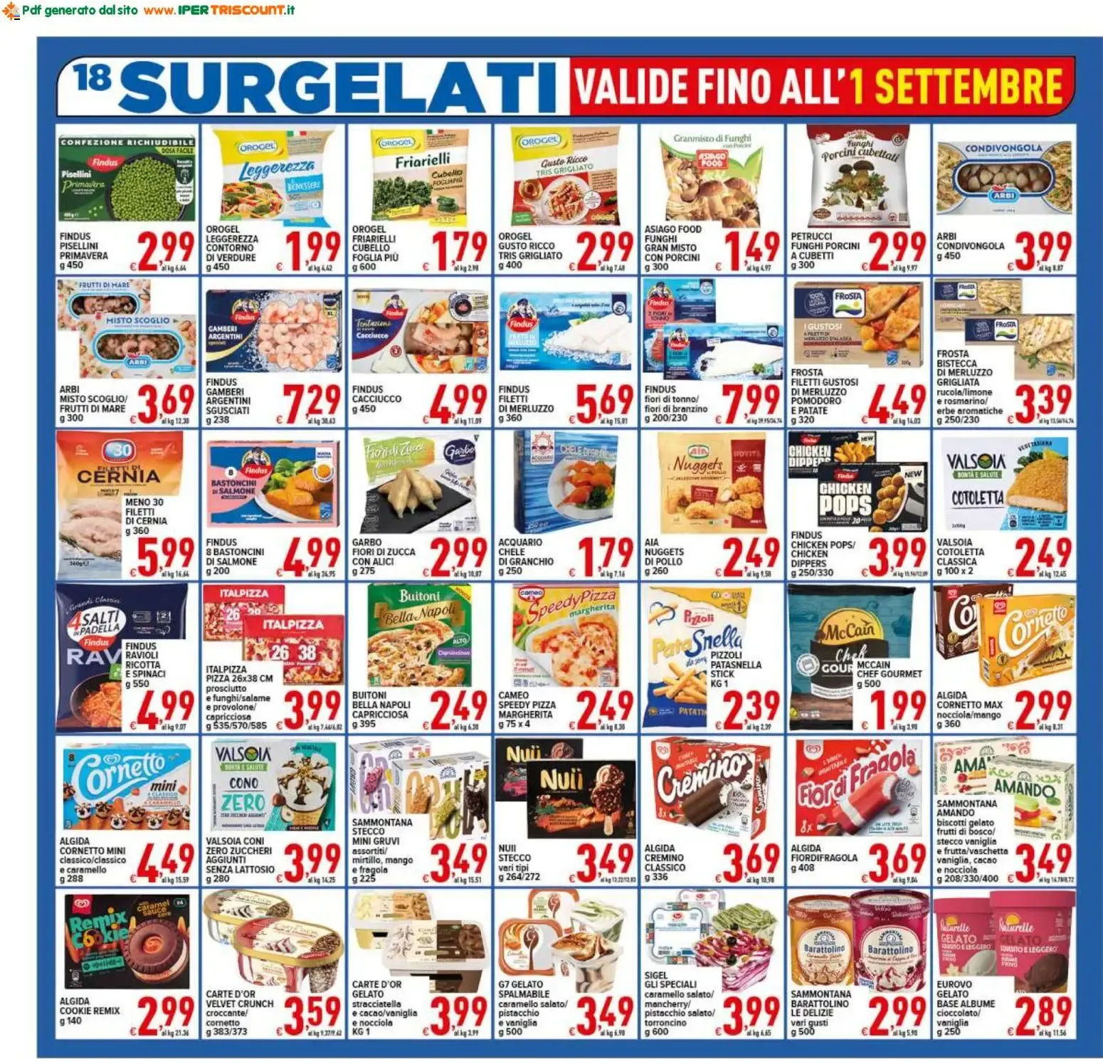 Ipertriscount volantino dal 21/08/2026 - online Offerte da 21 agosto a 1 settembre di 2026 - Pagina del volantino 18
