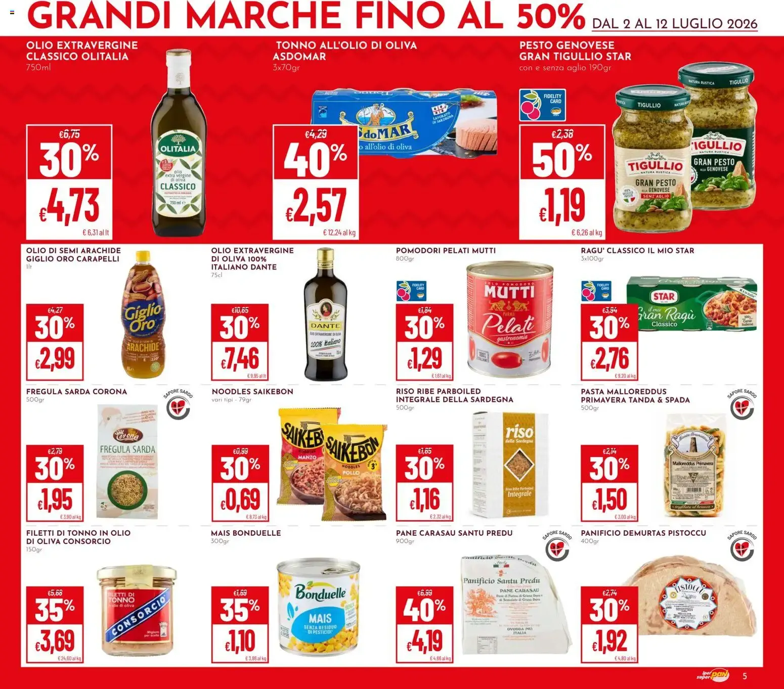 Iper Pan & Superpan: Grandi Marche fino al 50% da 2 luglio a 12 luglio di 2026 - Pagina del volantino 5