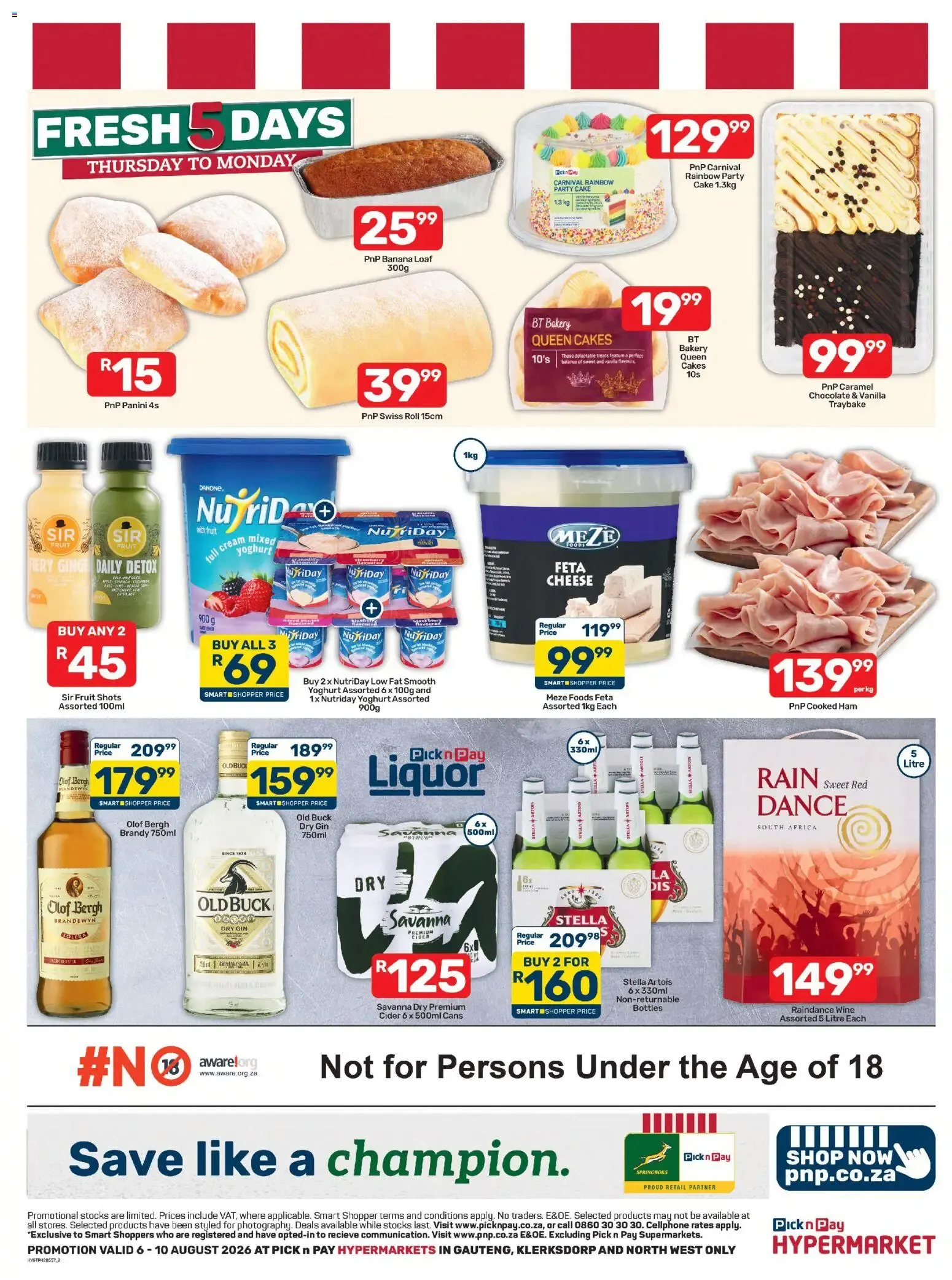 Pick n Pay Inland Provinces - Hypermarket Weekend Specials (06/08/2026 - 10/08/2026) Online from 6 August to 10 August 2026 - Catalogue Page 2