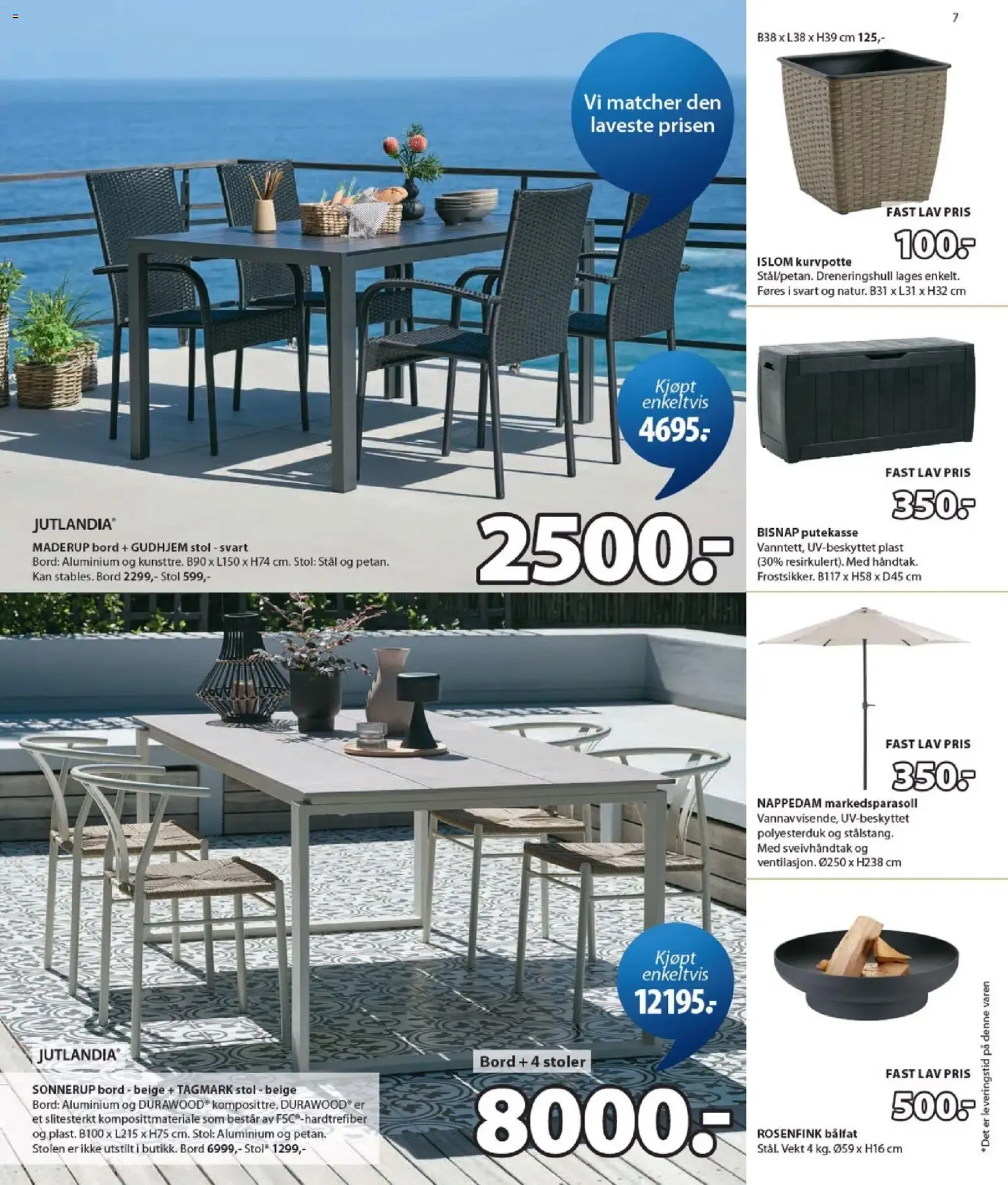 JYSK Scandinavian Sleeping & Living - Møbeldager fra 13. juli til 25. juli 2026 - kundeavisside 7