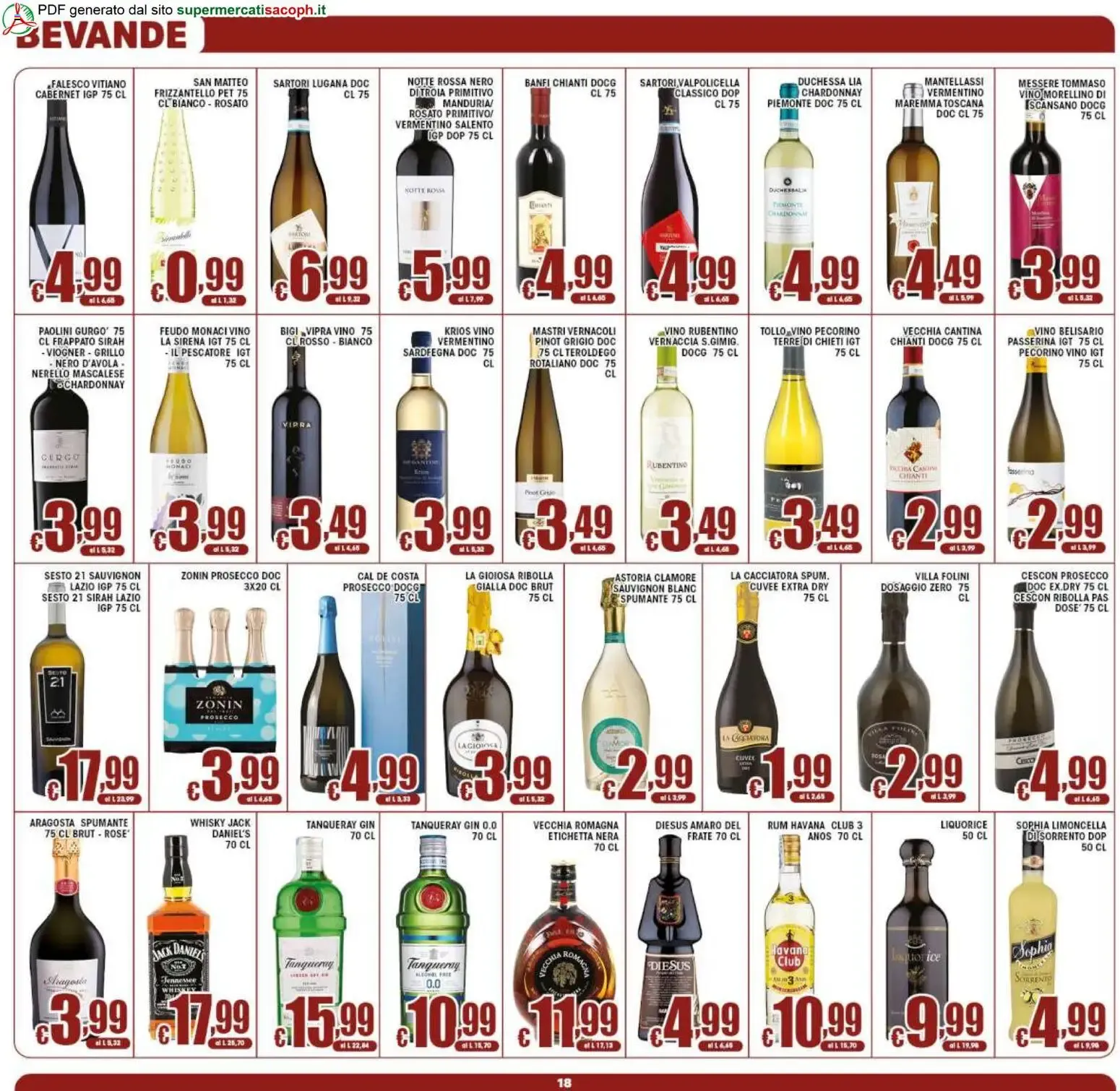 Sacoph volantino dal 31/07/2026 - online Offerte da 31 luglio a 11 agosto di 2026 - Pagina del volantino 18