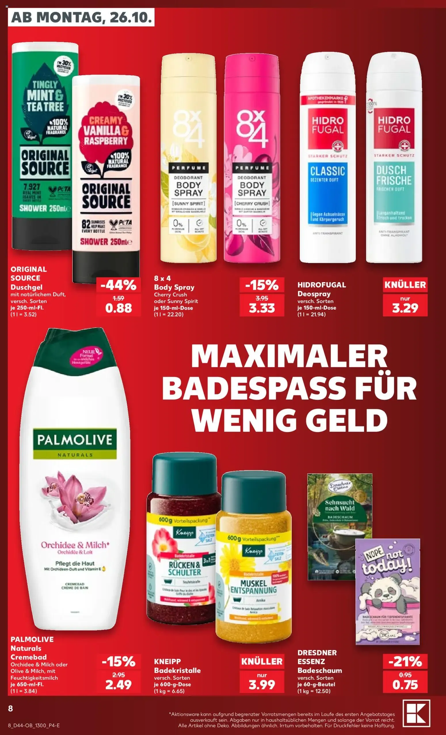 Kaufland: Deutschlands größte Drogerie-Abteilung van 26 oktober tot 7 november 2026 - Folder pagina 8