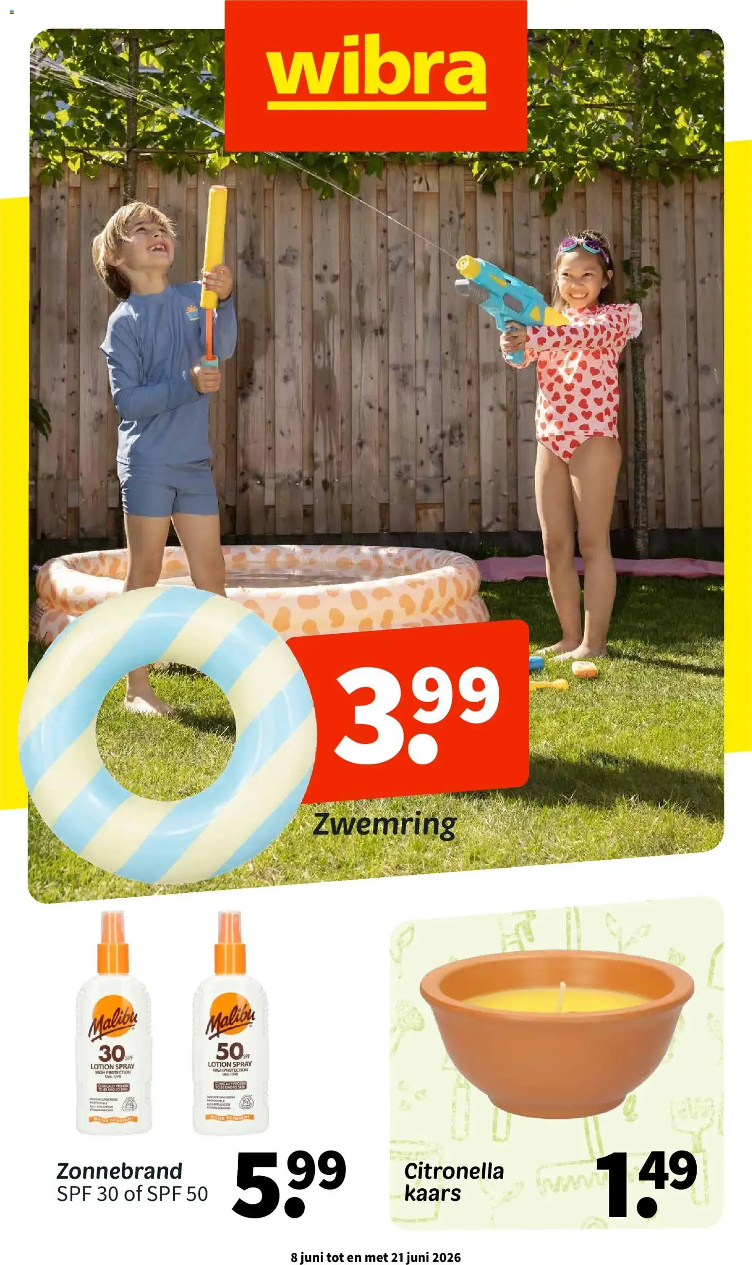 Wibra folder vanaf 08-06-2026 || NIEUWE