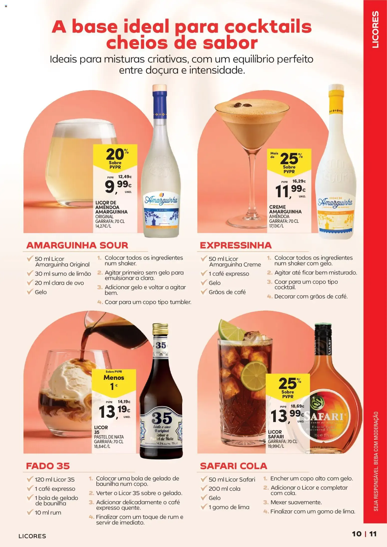 Folheto Continente - Cocktails » de 14/07/2026 - 09/08/2026 de 14 de julho até 9 de agosto 2026 - Pagina 11