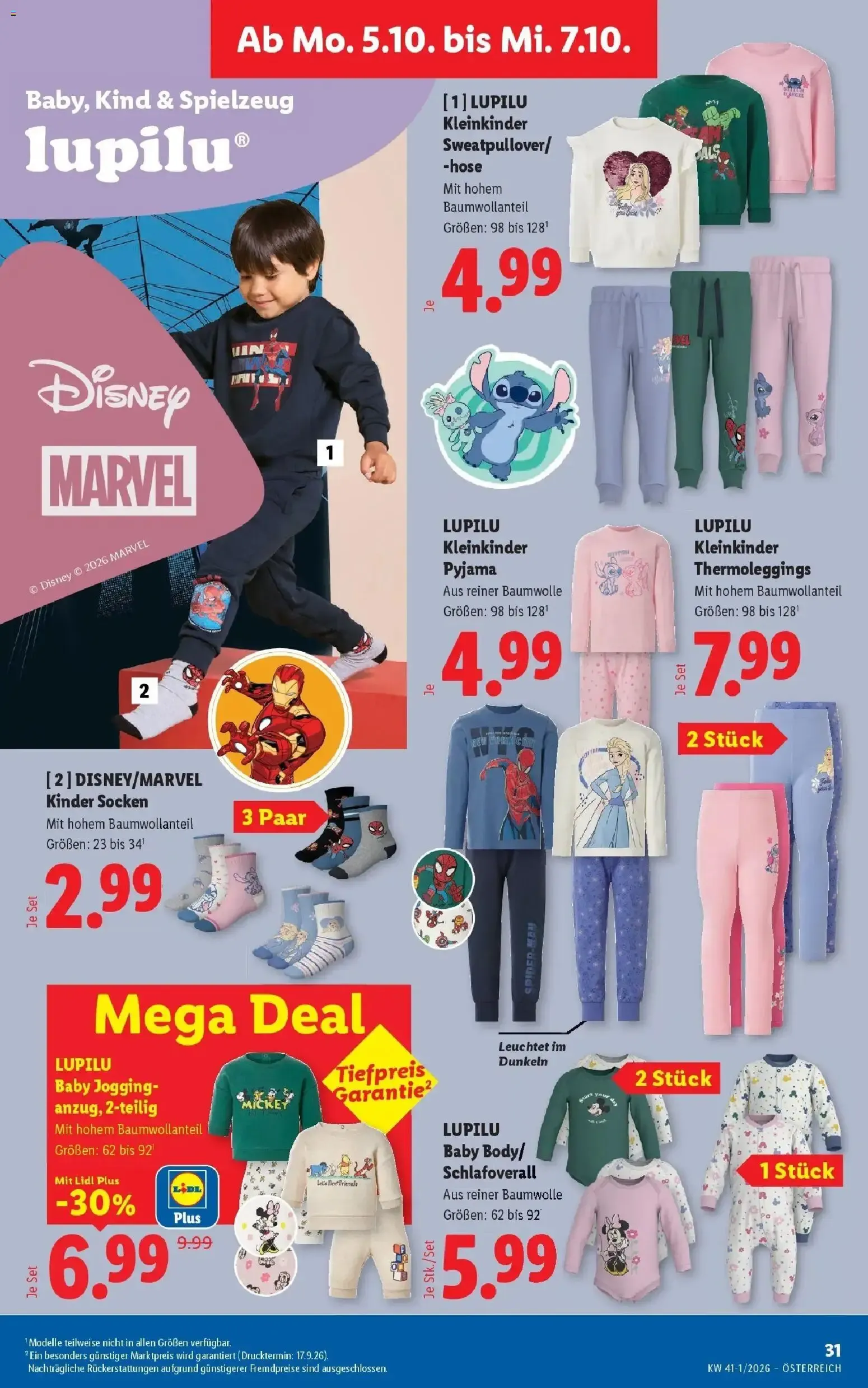 Lidl Aktion von 1. Oktober bis 3. Oktober 2026 - Flugblätt seite 36