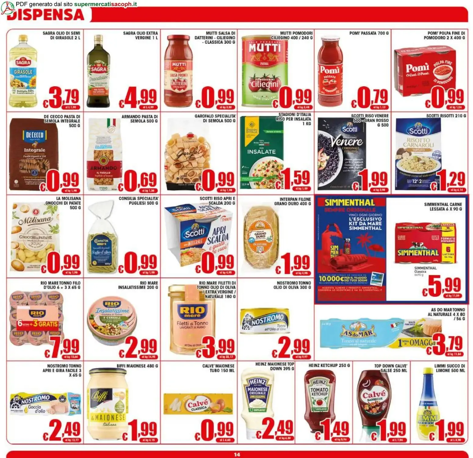 Sacoph volantino dal 31/07/2026 - online Offerte da 31 luglio a 11 agosto di 2026 - Pagina del volantino 14