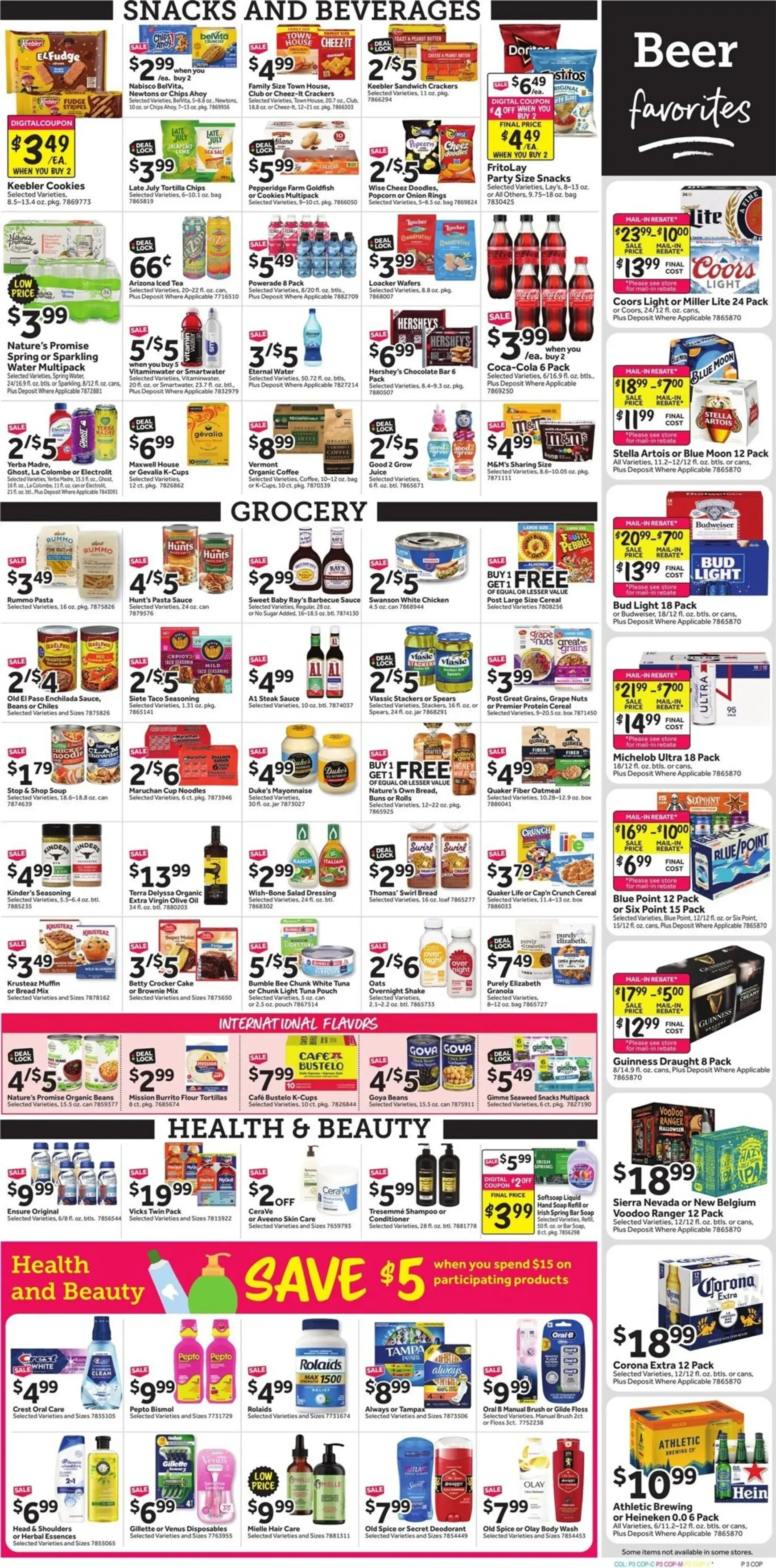 Weekly promotion Stop & Shop | Ofertas de la Semana y Ahorros de Vuelta al Cole spanning from August 21 to August 27 2026 - Page 6 for Catalogue 365
