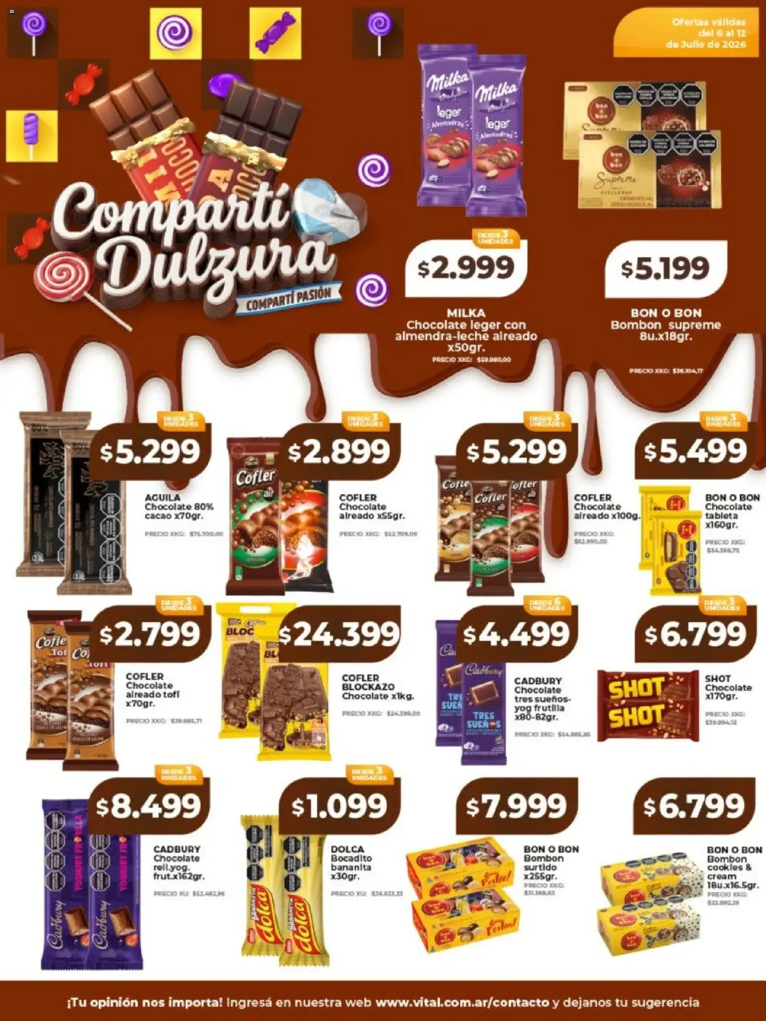 Ofertas de Vital - Compartí dulzura || del 06/07/2026 - 12/07/2026 || Catálogo 6 de julio al 12 de julio 2026 - Página 2 del catálogo