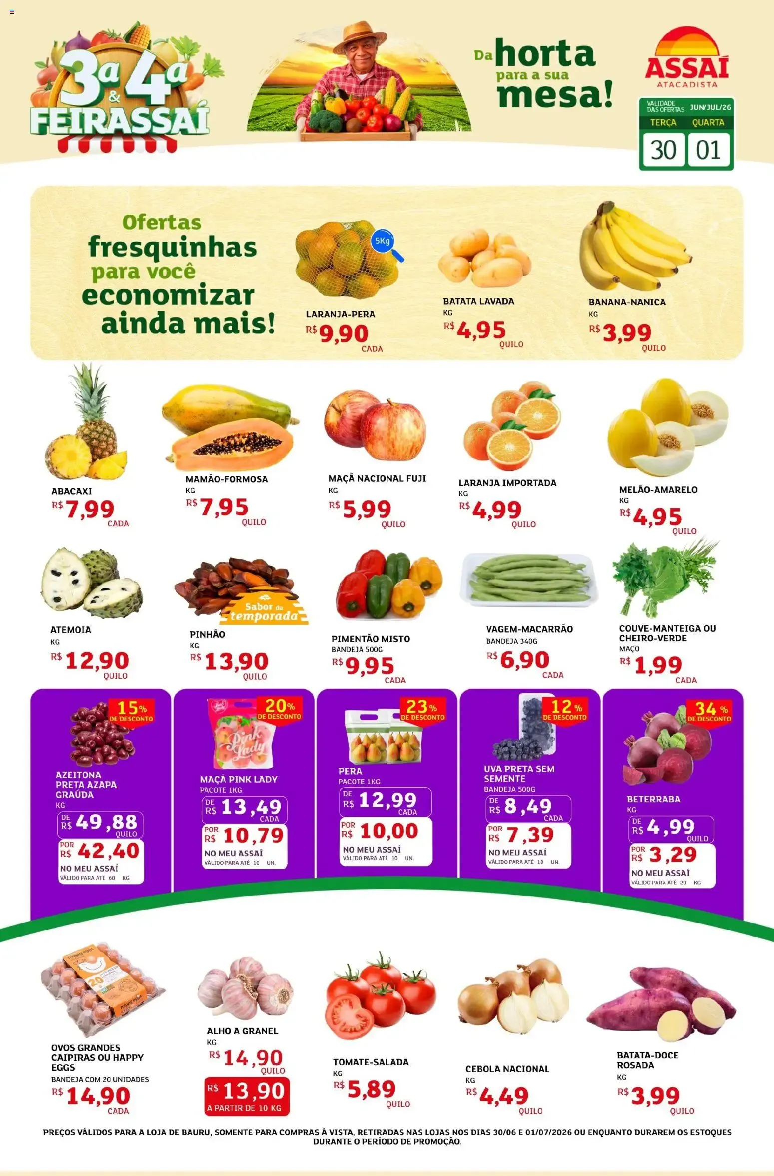 Encarte de Assaí Atacadista ofertas - SP de 30/06/2026 | Promoções Online 30 de junho até 1 de julho 2026 - Pagina 1