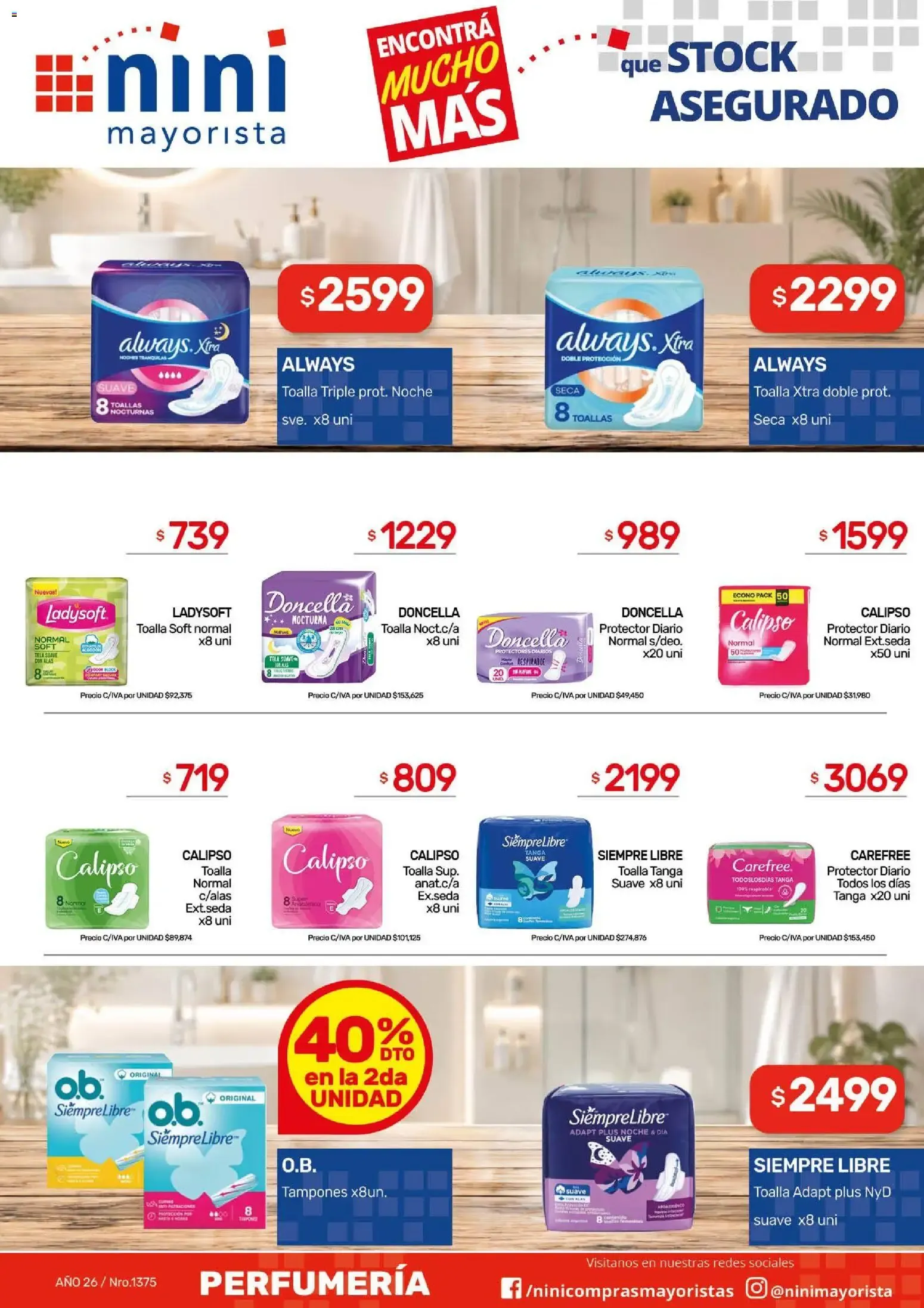 Ofertas de NINI Mayorista catálogo del 31/08/2026 - 06/09/2026 31 de agosto al 6 de septiembre 2026 - Página 7 del catálogo