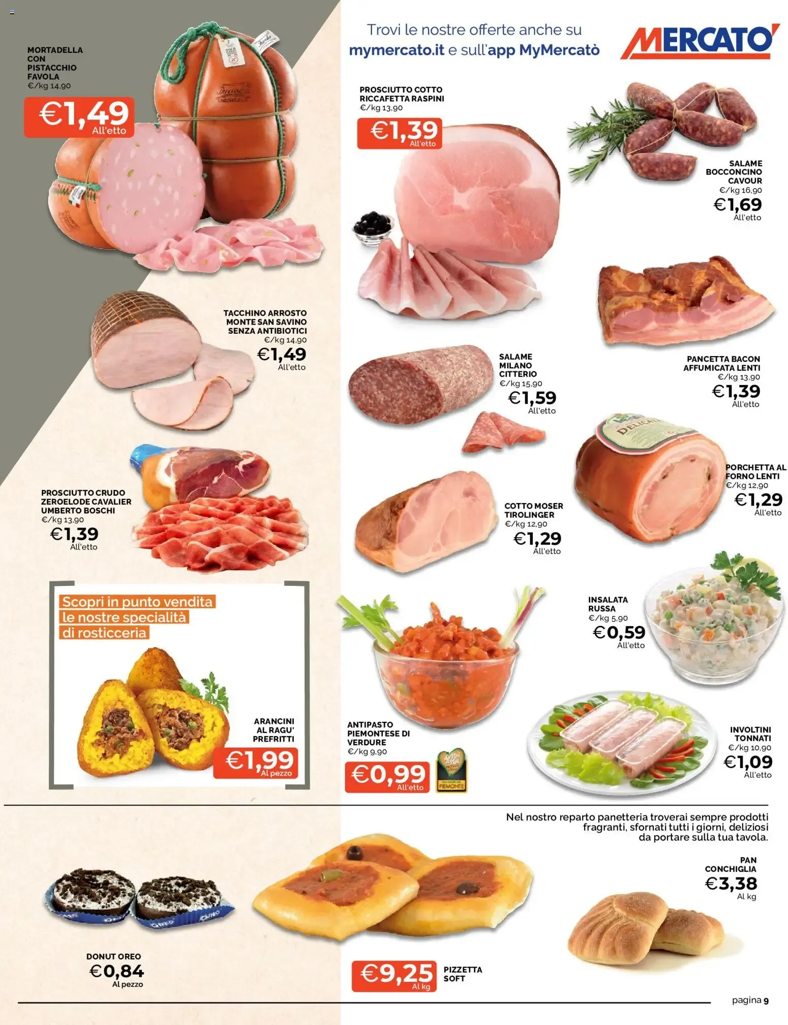 Mercatò volantino dal 22/10/2026 - online Offerte da 22 ottobre a 1 novembre di 2026 - Pagina del volantino 9