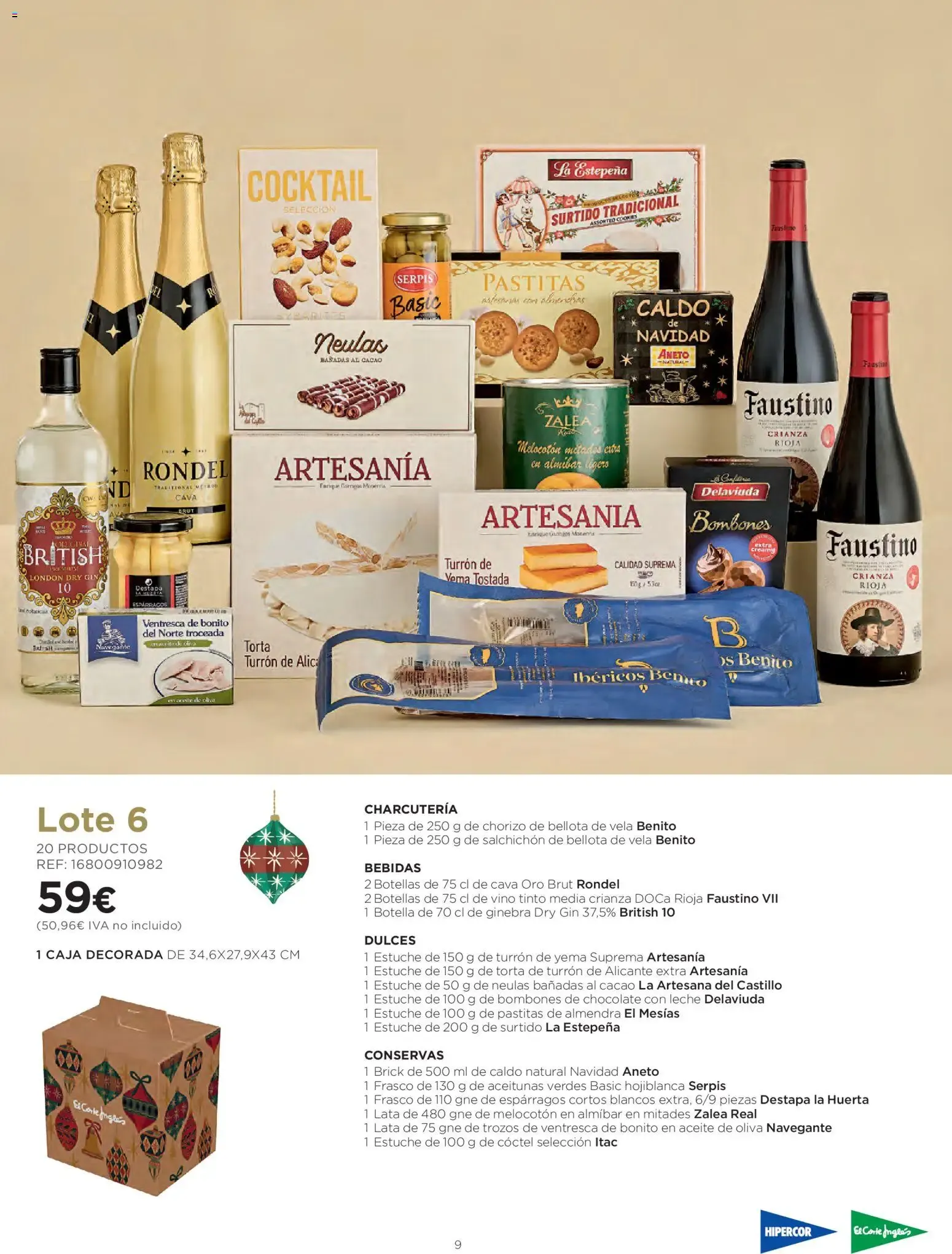 Catálogo de El Corte Inglés Cestas Navidad 2026 Cataluňa 08/10/2026 │Catálogo 8 de octubre al 5 de enero 2027 - Página 9