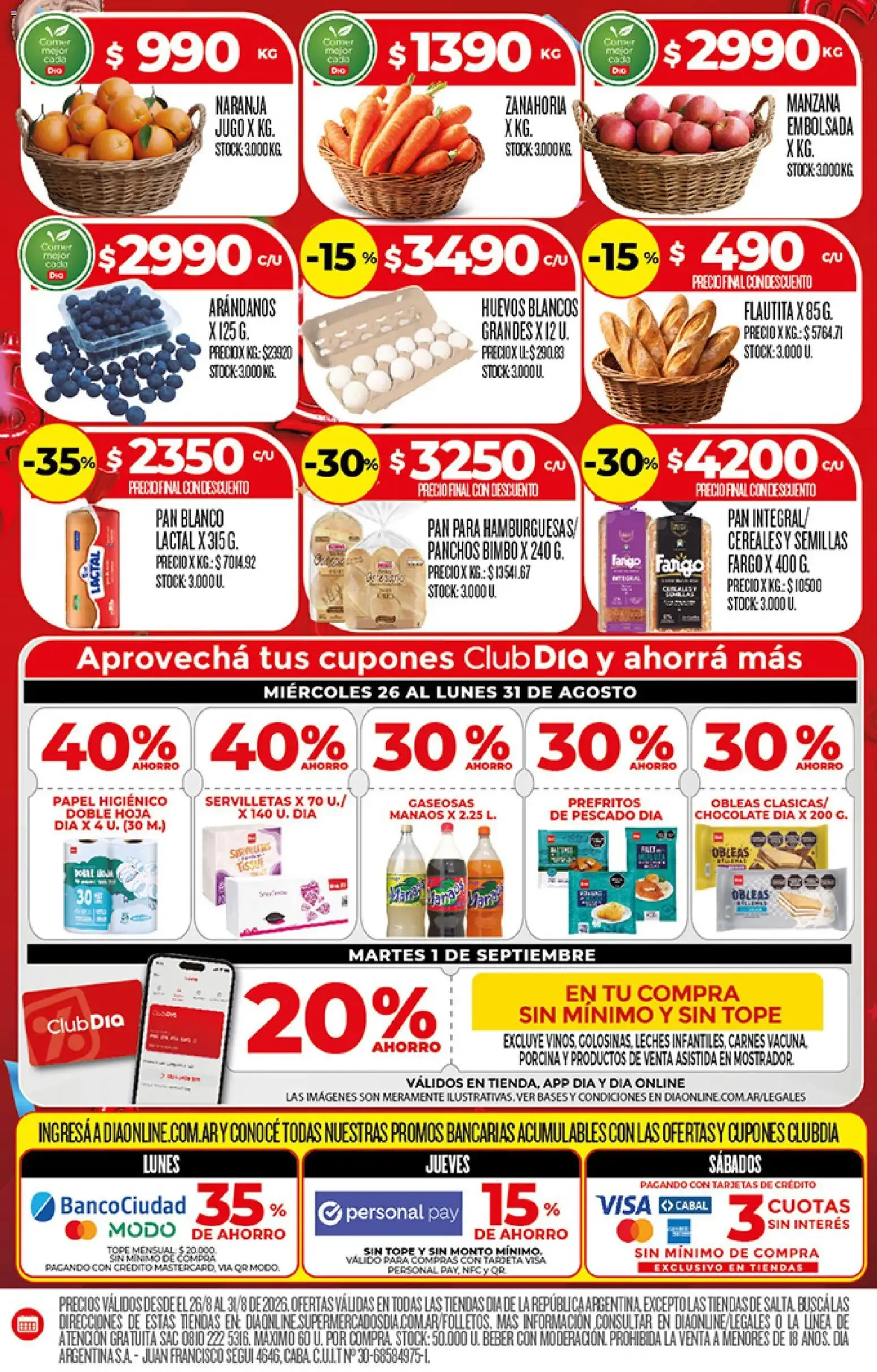 Ofertas de SUPERMES de OFERTONES 26 de agosto al 31 de agosto 2026 - Página 4 del catálogo