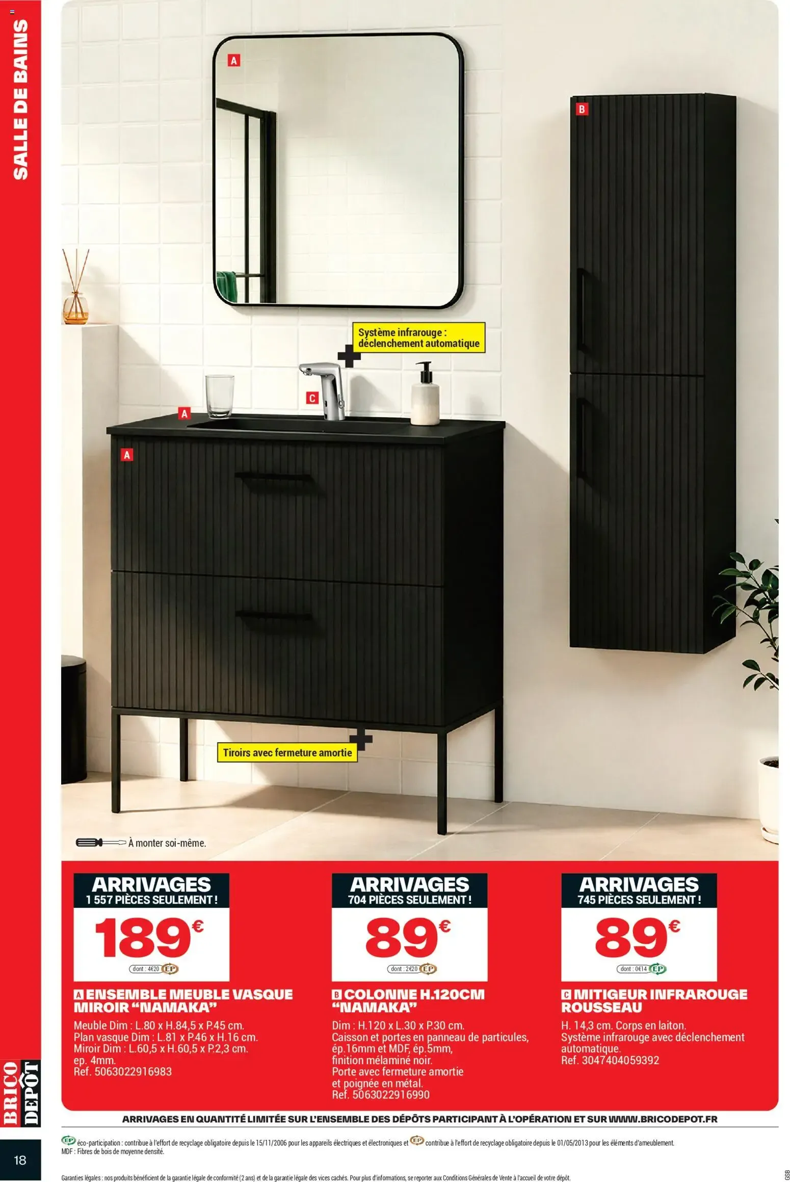Brico Dépôt catalogue à partir du 11/09/2026 - promo en ligne du 11 septembre au 24 septembre 2026 - Catalogue page 18