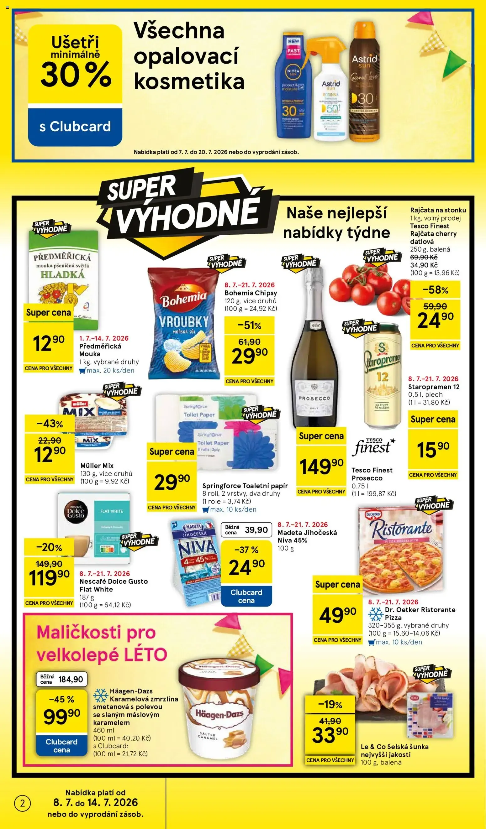 Tesco leták na tento + příští týden 08.07.2026 - 8. července 14. července 2026 - Page 2